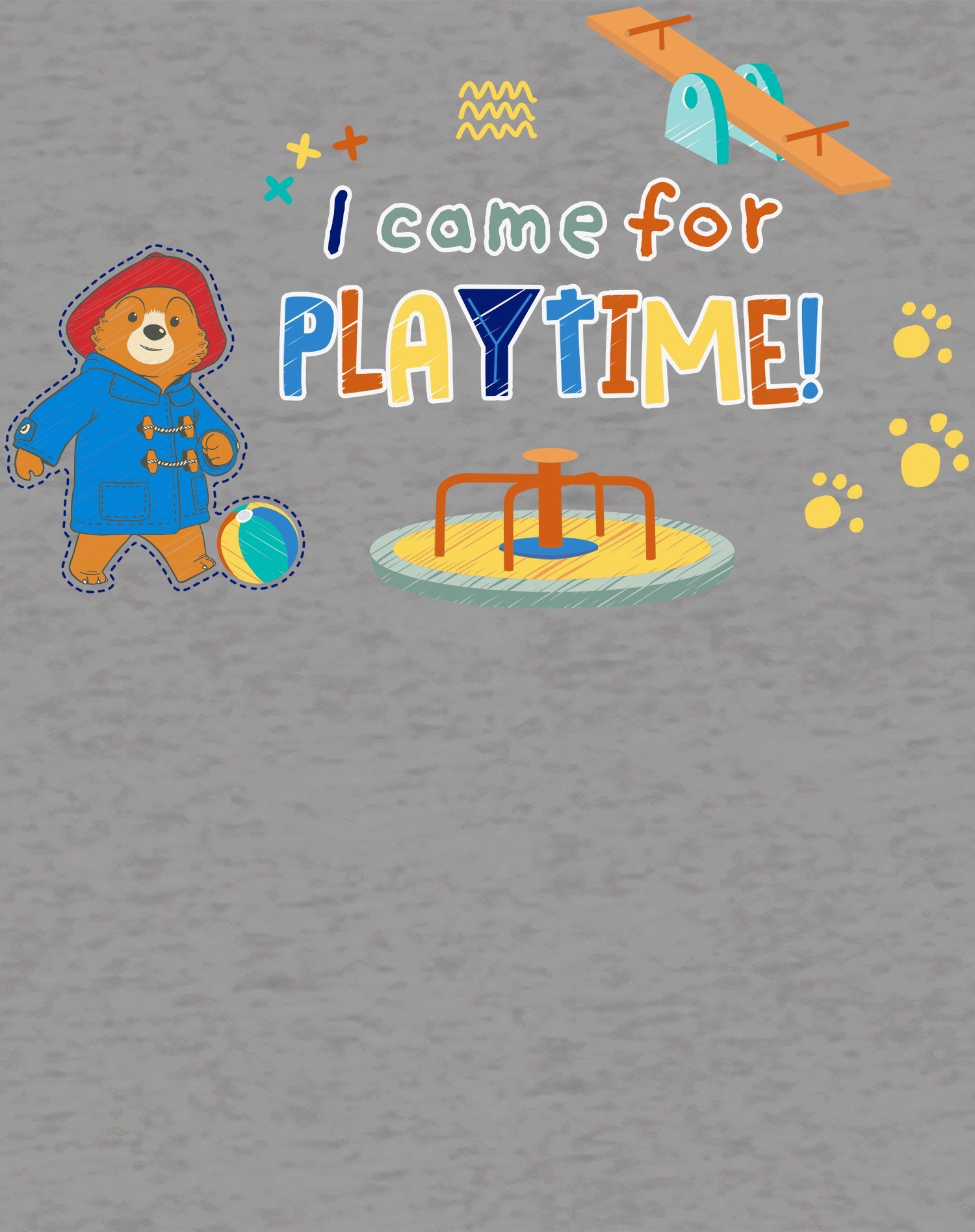 Paddington Bear Adventures Meme Playtime Official Youth T-Shirt