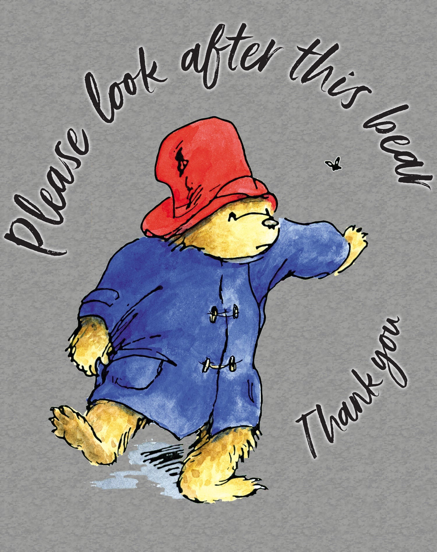 Paddington Bear Classics Please Look After Official Men's T-Shirt ()