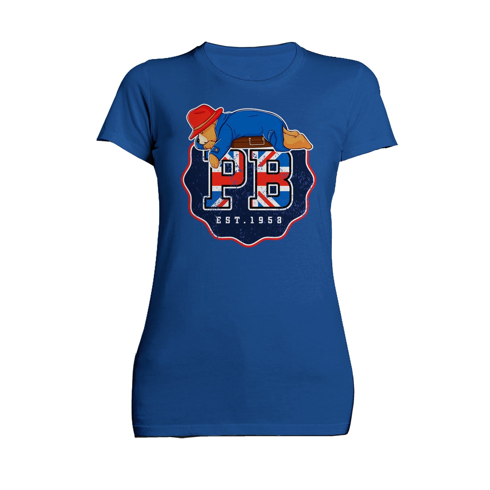 Paddington Bear Collegiate Badge Union Jack Women's T-Shirt