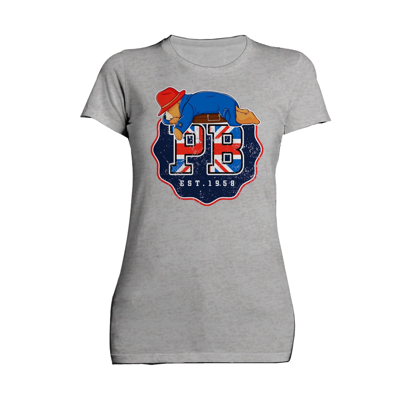 Paddington Bear Collegiate Badge Union Jack Women's T-Shirt