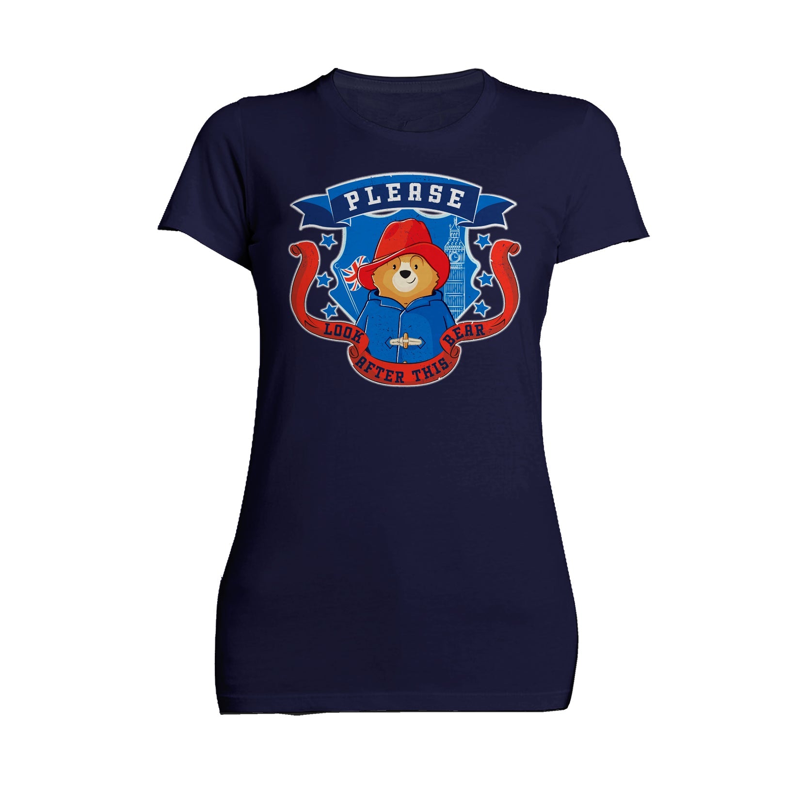 Paddington Bear Collegiate Crest London Women's T-Shirt