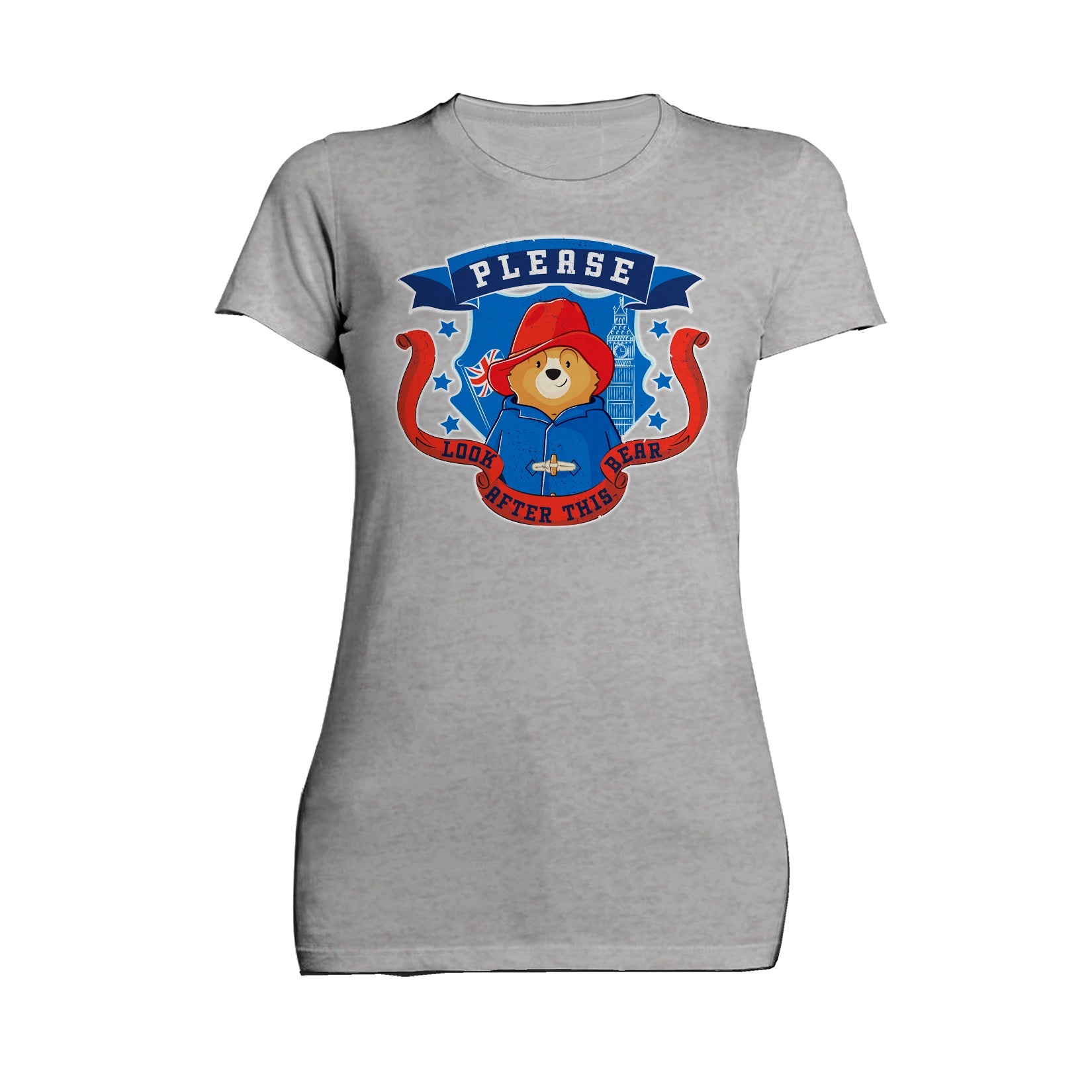 Paddington Bear Collegiate Crest London Women's T-Shirt