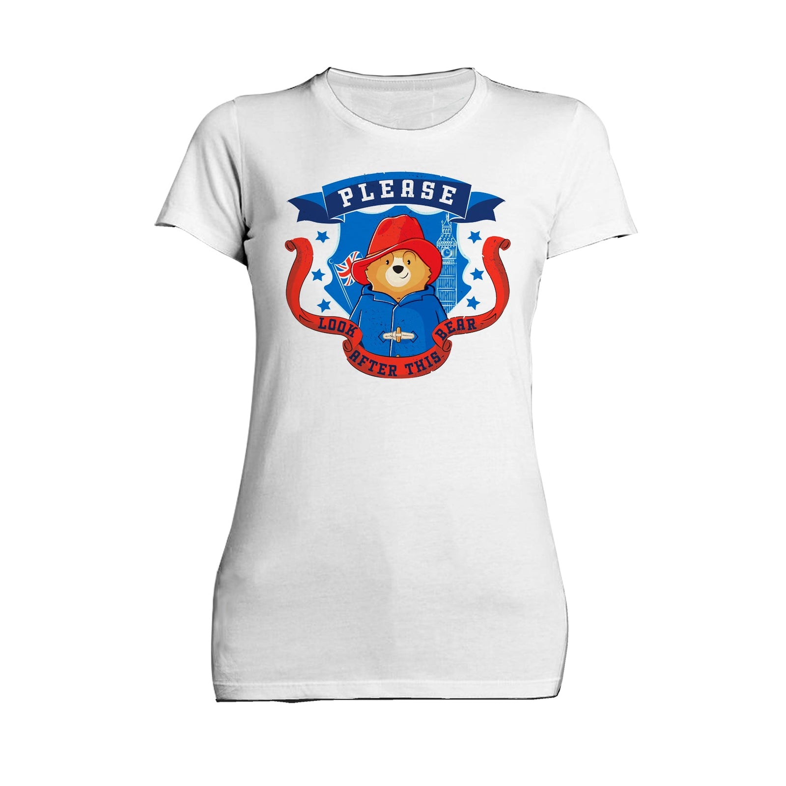 Paddington Bear Collegiate Crest London Women's T-Shirt
