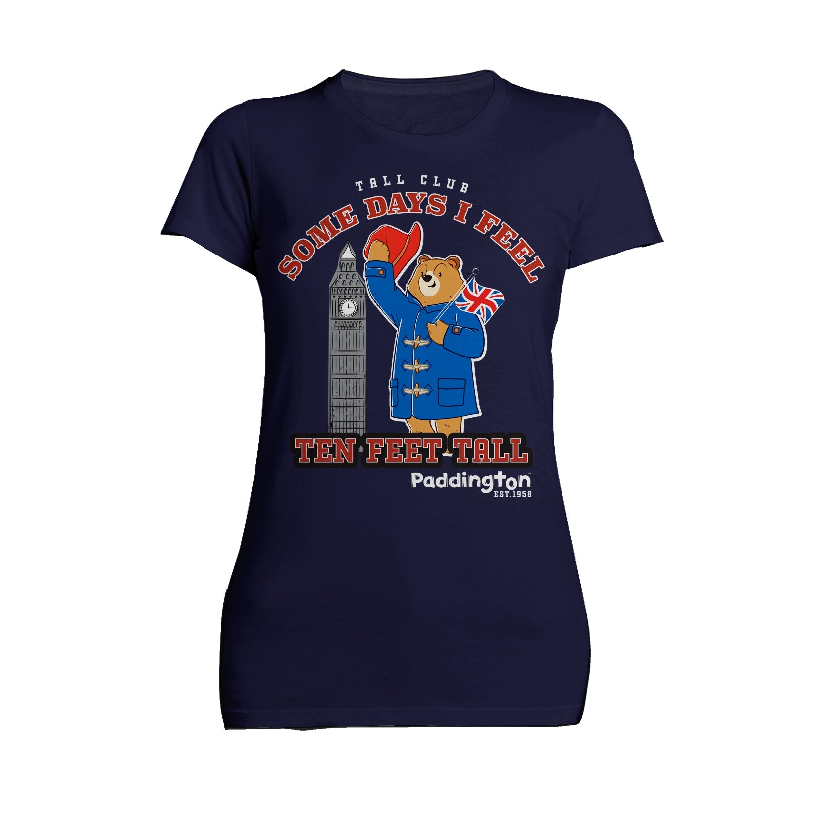 Paddington Bear Collegiate Splash Big Ben Women's T-Shirt