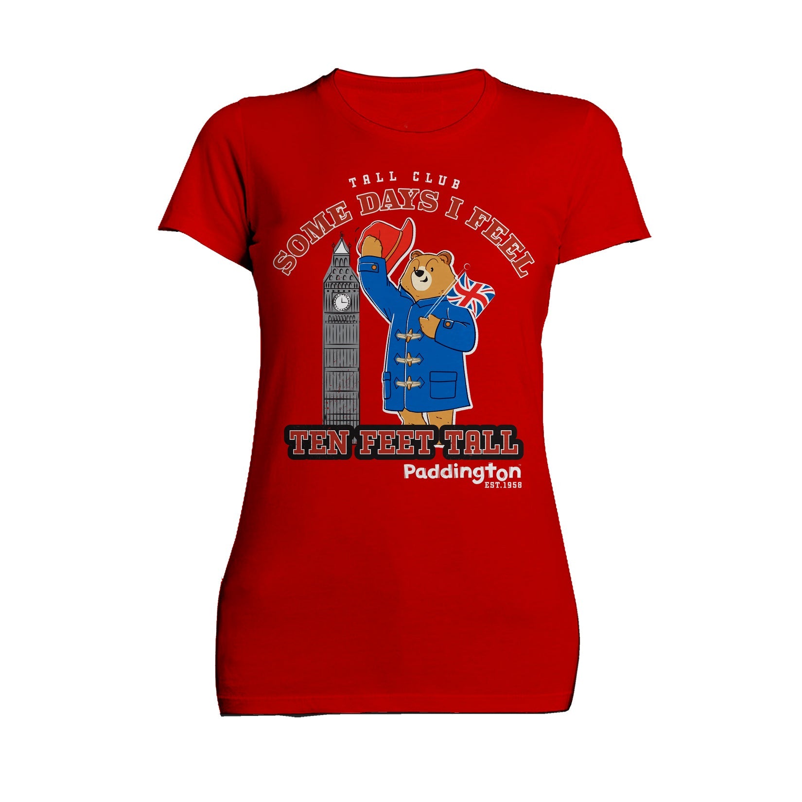 Paddington Bear Collegiate Splash Big Ben Women's T-Shirt