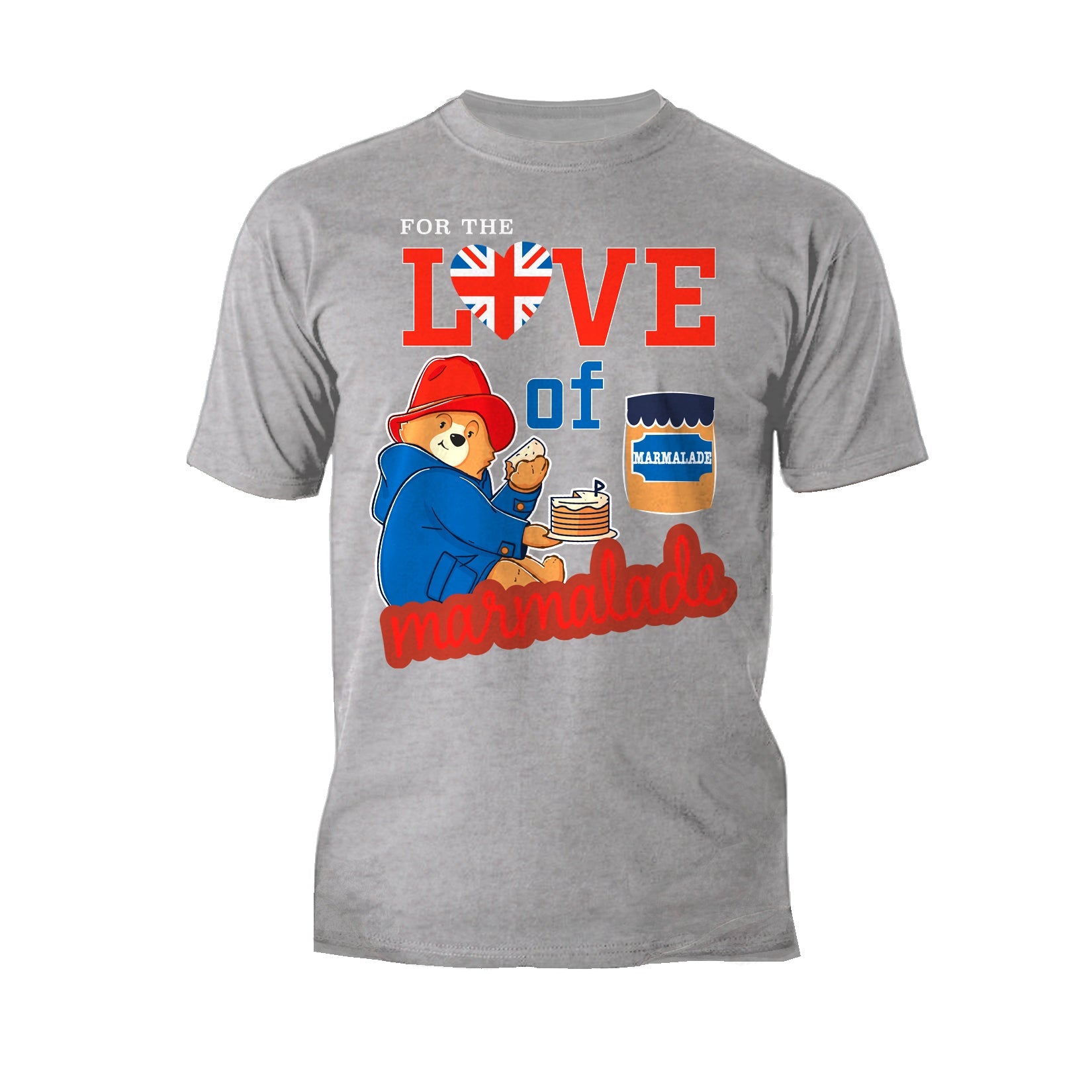 Paddington Bear Collegiate Splash Love Marmalade Official Men's T-Shirt