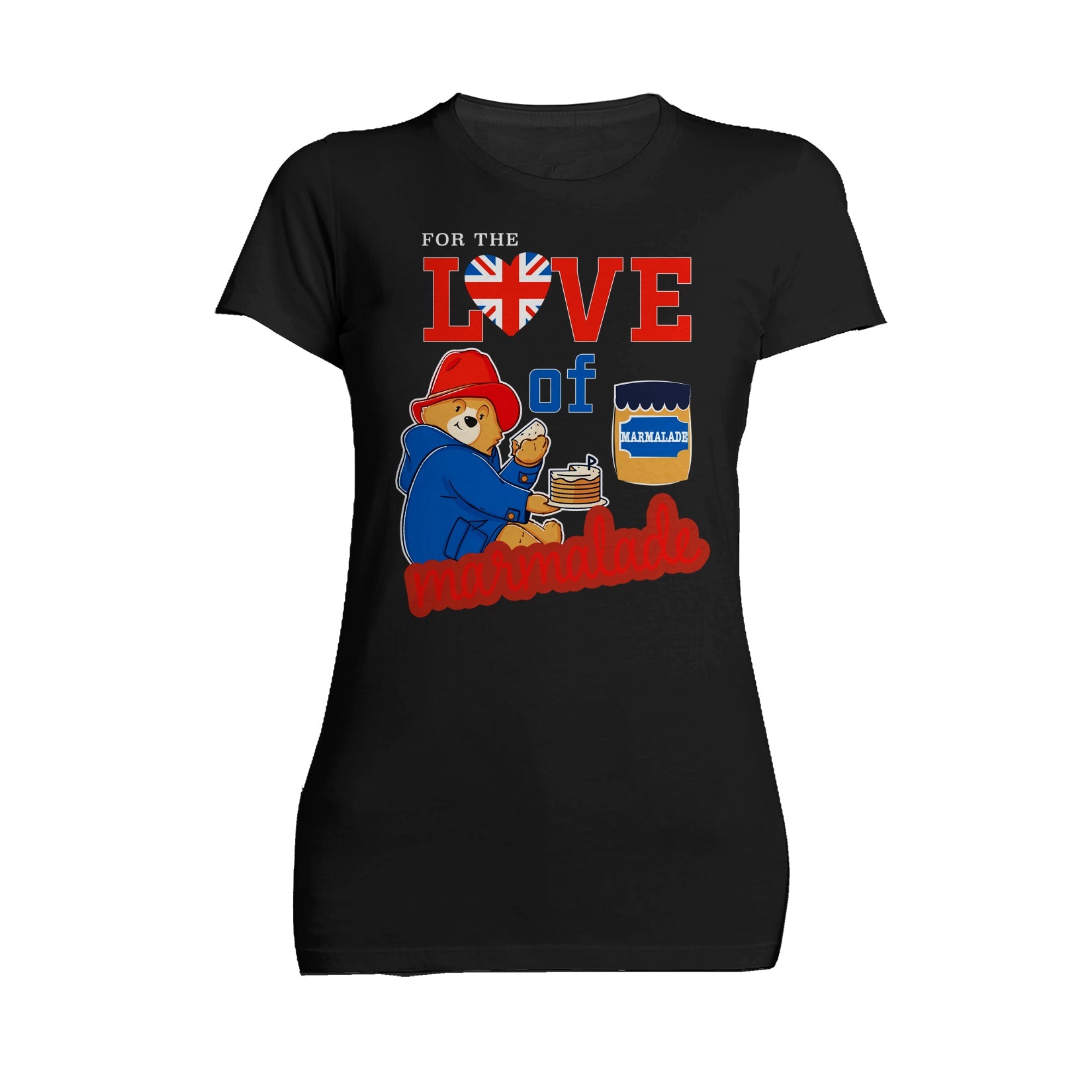 Paddington Bear Collegiate Splash Love Marmalade Women's T-Shirt