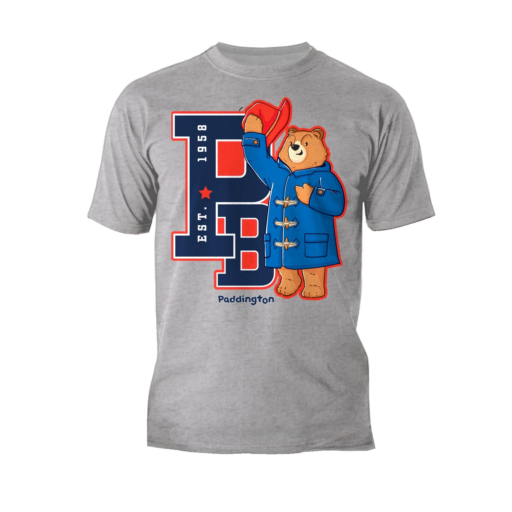 Paddington Bear Collegiate Splash Team Varsity Official Men's T-Shirt