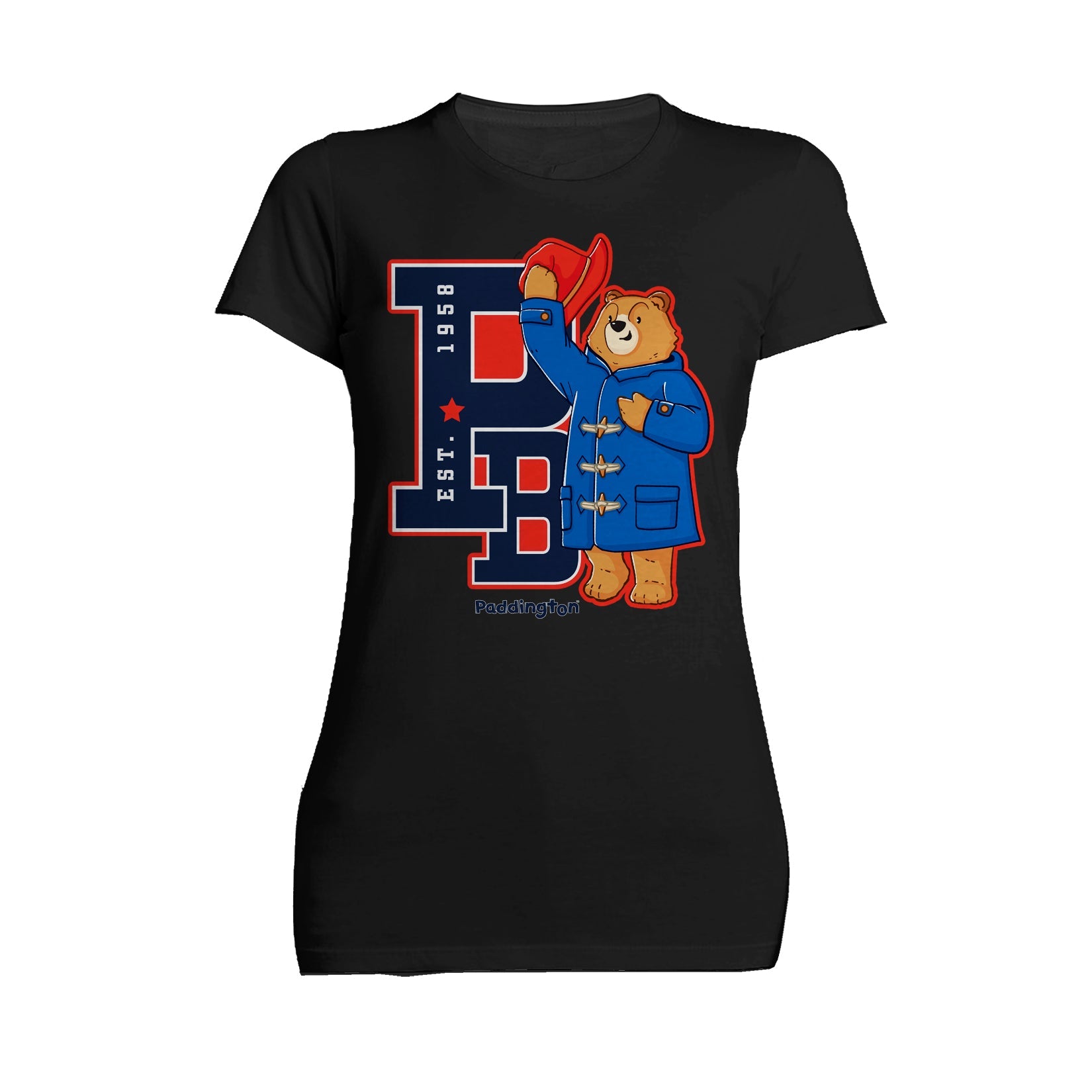 Paddington Bear Collegiate Splash Team Varsity Women's T-Shirt