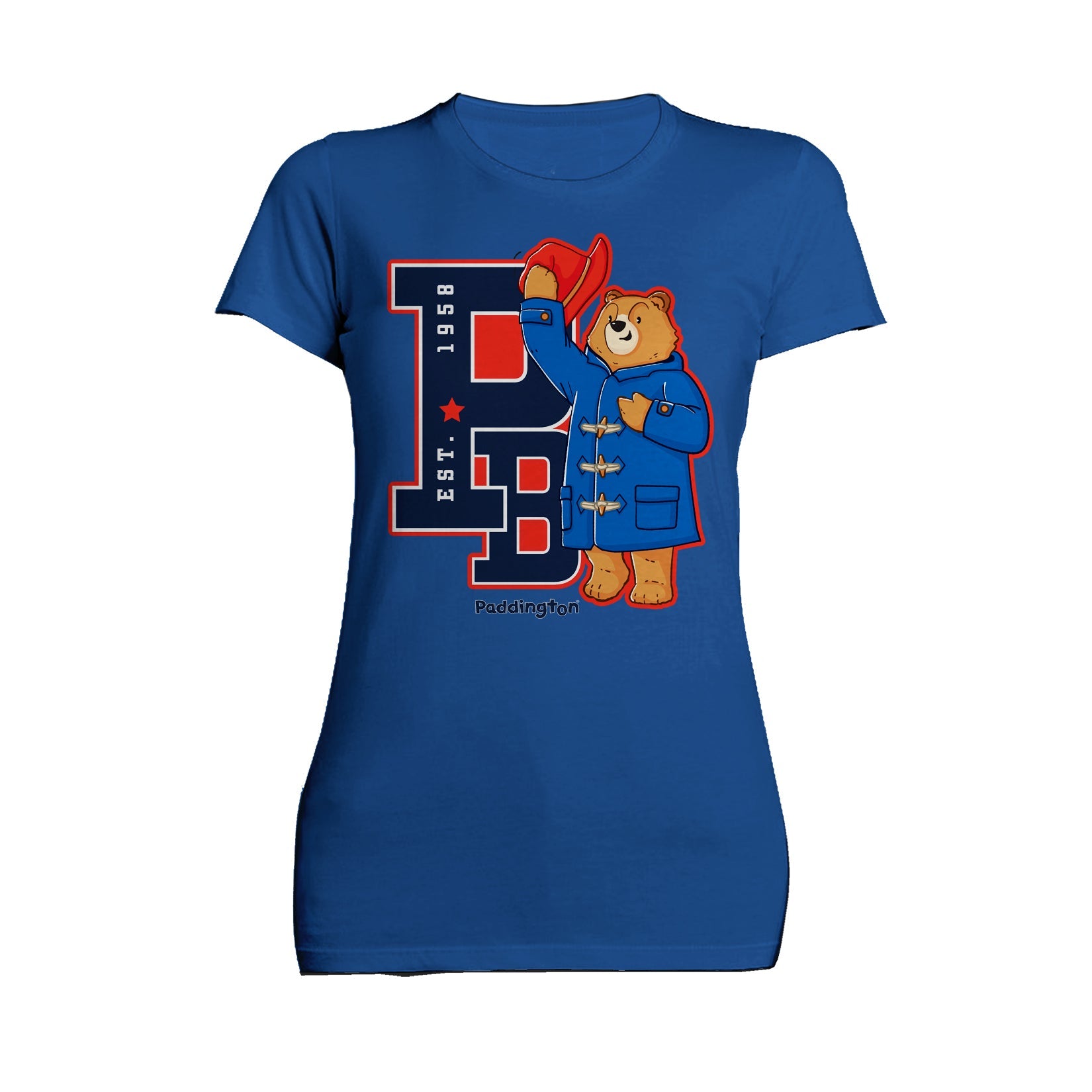 Paddington Bear Collegiate Splash Team Varsity Women's T-Shirt