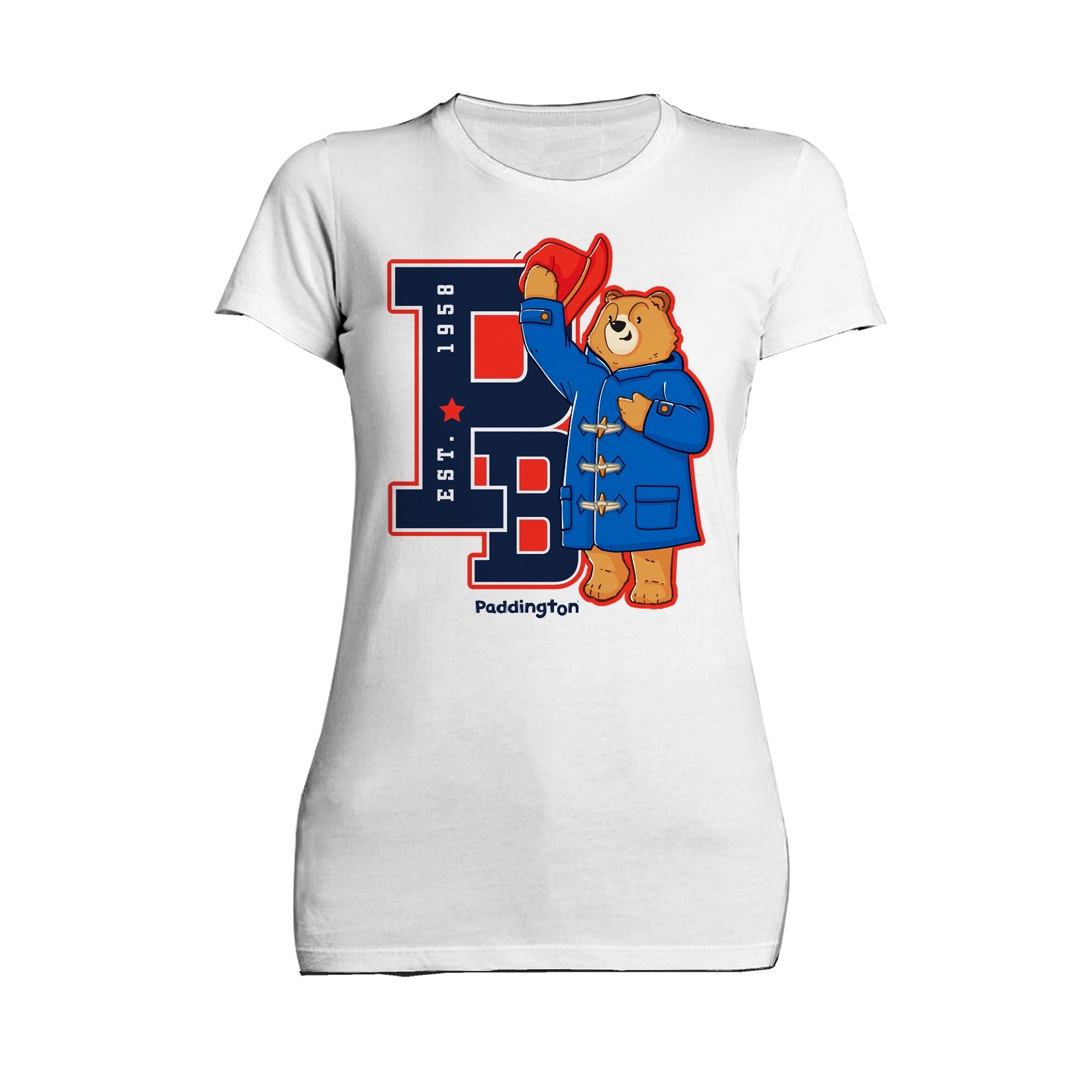 Paddington Bear Collegiate Splash Team Varsity Women's T-Shirt