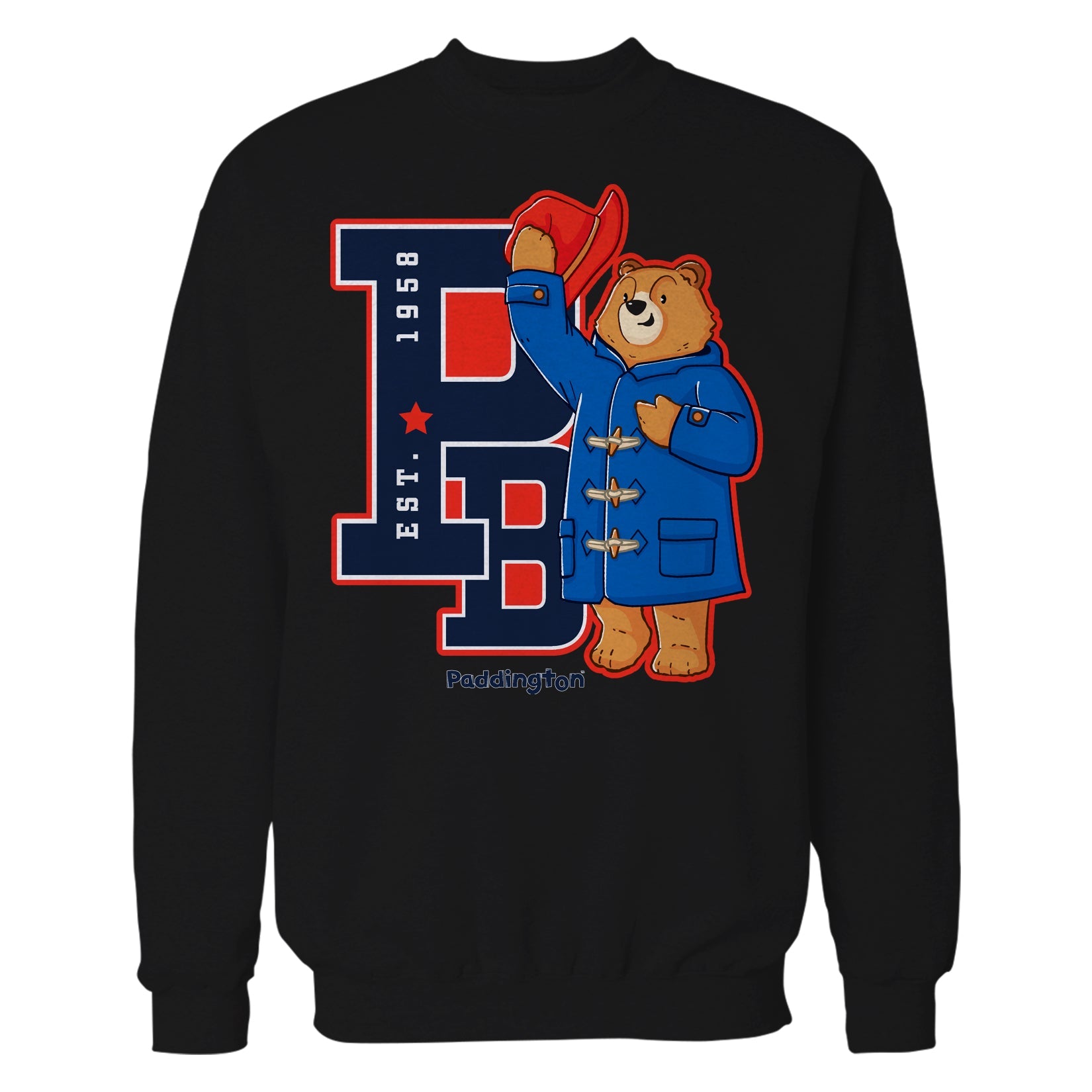 Paddington Bear Collegiate Splash Team Varsity Official Sweatshirt