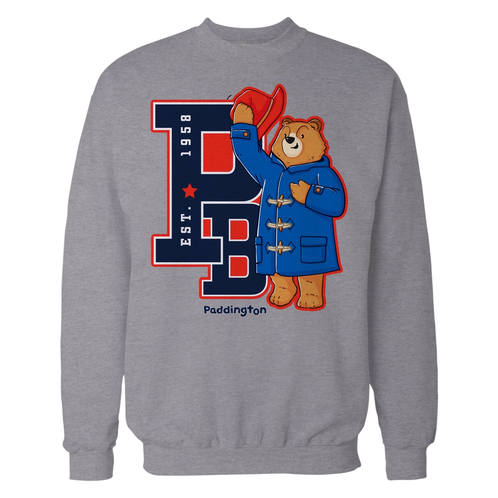 Paddington Bear Collegiate Splash Team Varsity Official Sweatshirt