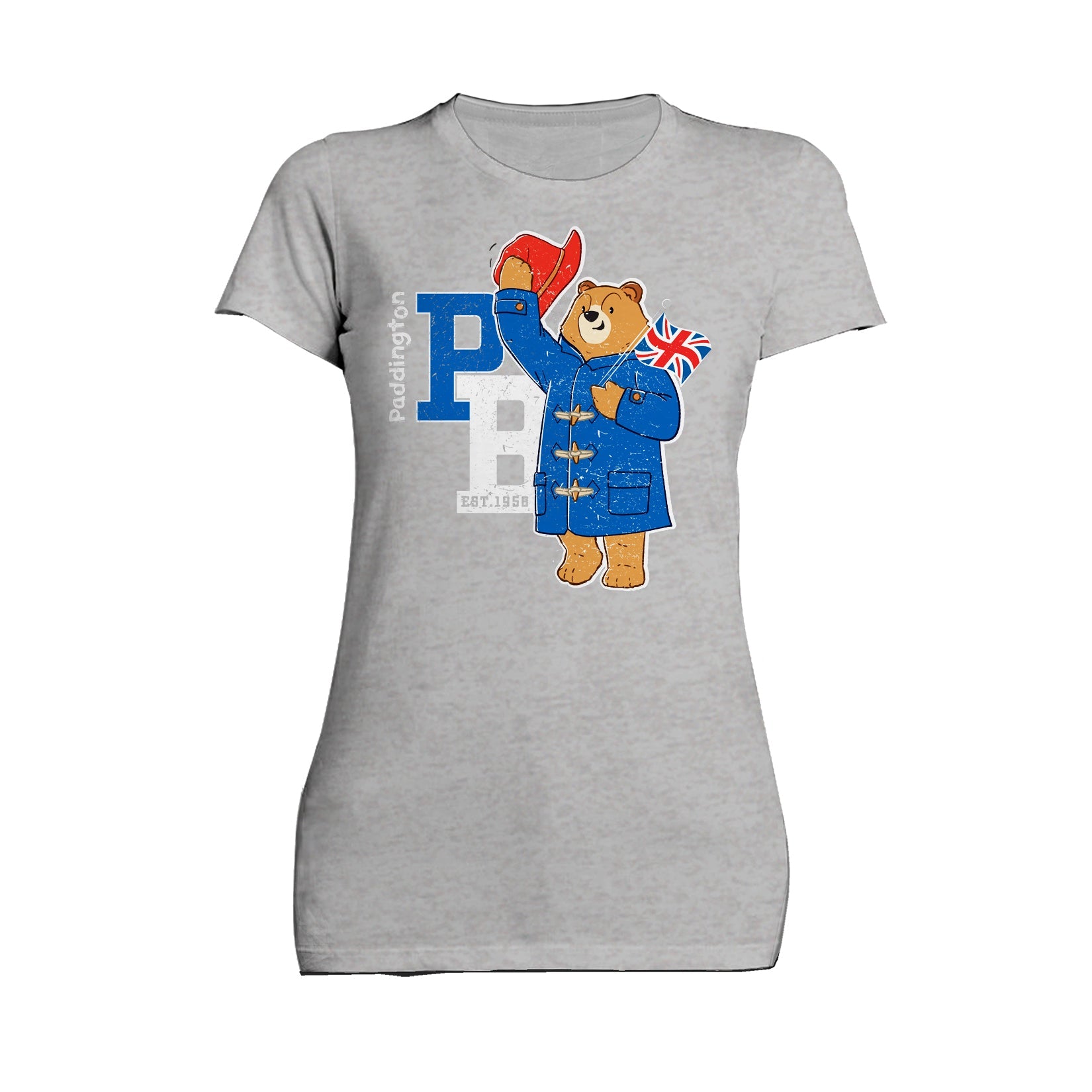 Paddington Bear Collegiate Splash Team Vintage Women's T-Shirt