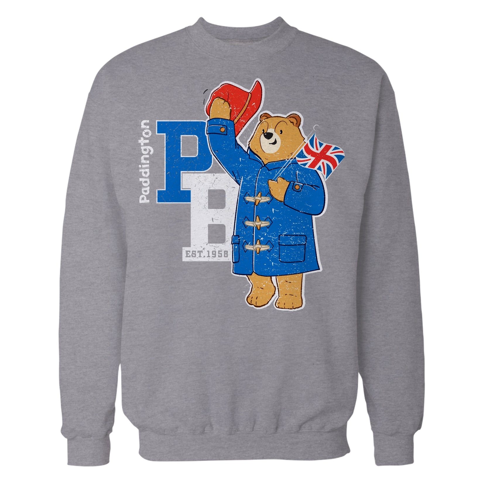 Paddington Bear Collegiate Splash Team Vintage Official Sweatshirt