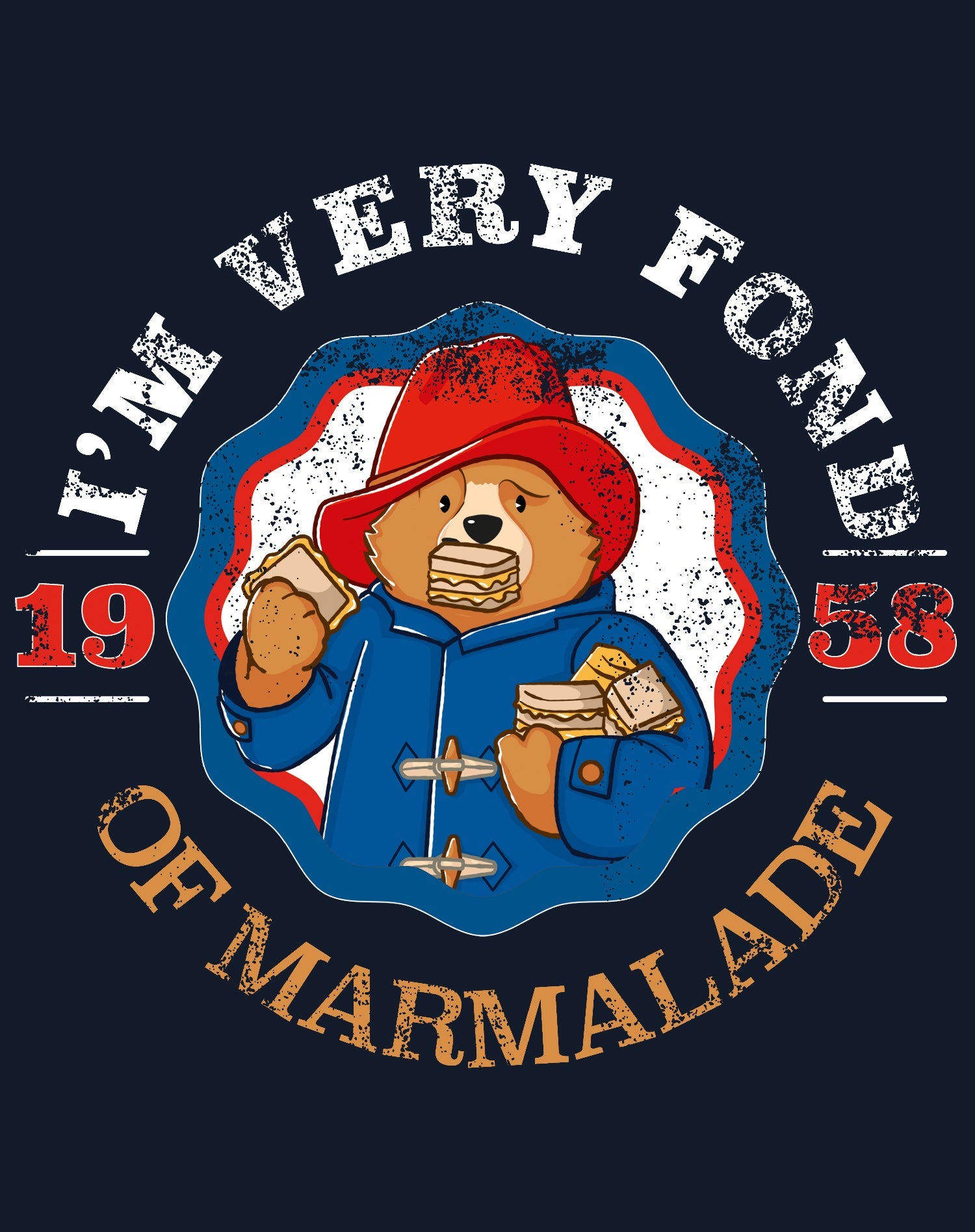 Paddington Bear Collegiate Varsity Marmalade Women's T-Shirt