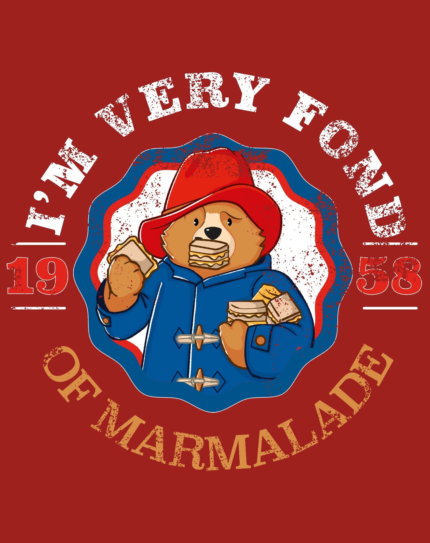 Paddington Bear Collegiate Varsity Marmalade Women's T-Shirt