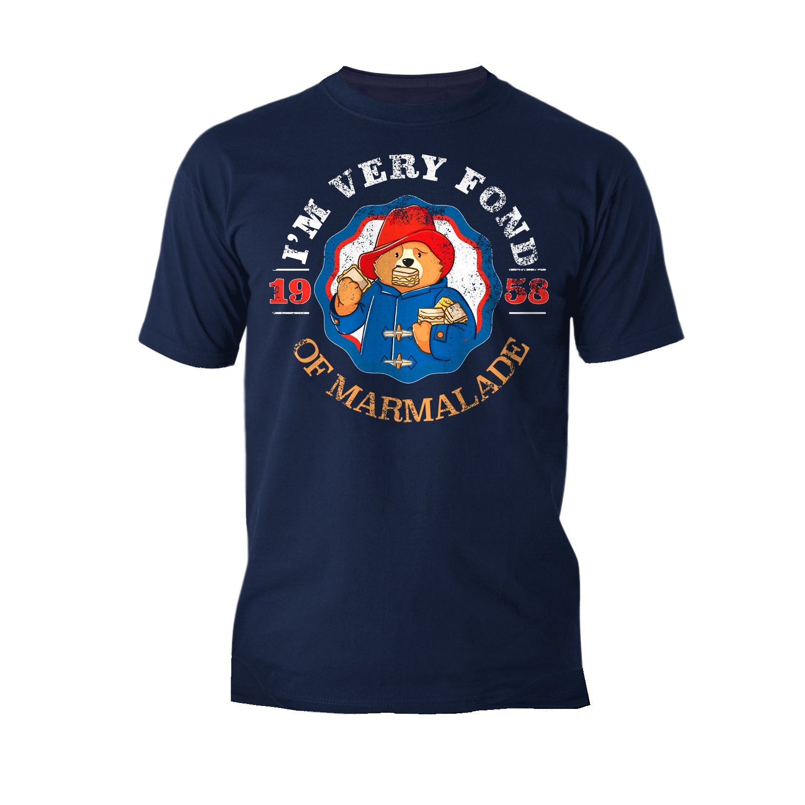 Paddington Bear Collegiate Varsity Marmalade Official Men's T-Shirt