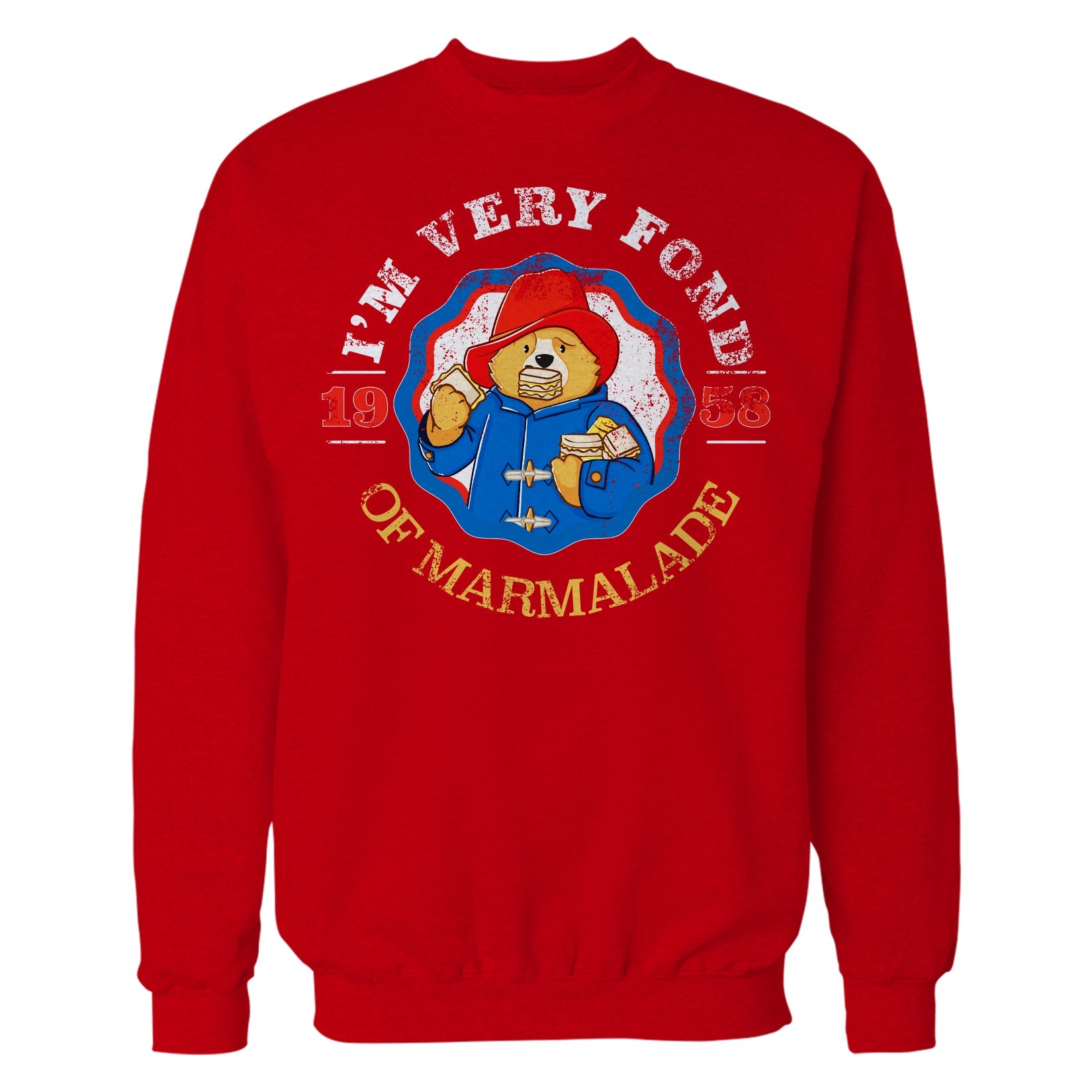 Paddington Bear Collegiate Varsity Marmalade Official Sweatshirt