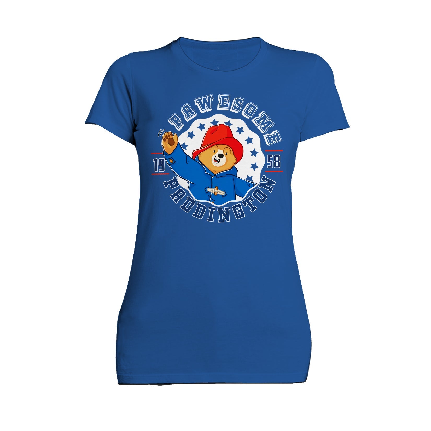 Paddington Bear Collegiate Varsity Pawesome School Women's T-Shirt