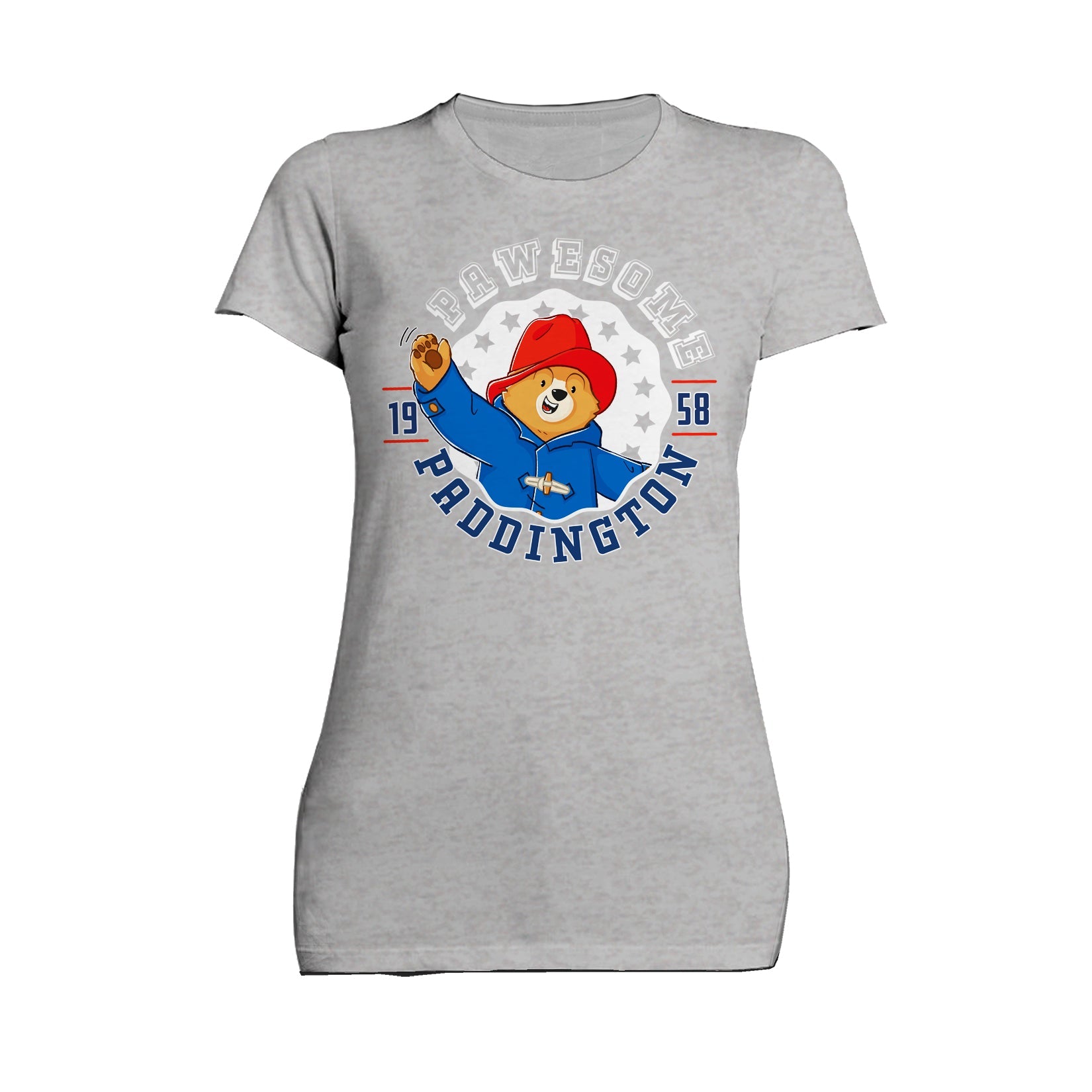 Paddington Bear Collegiate Varsity Pawesome School Women's T-Shirt