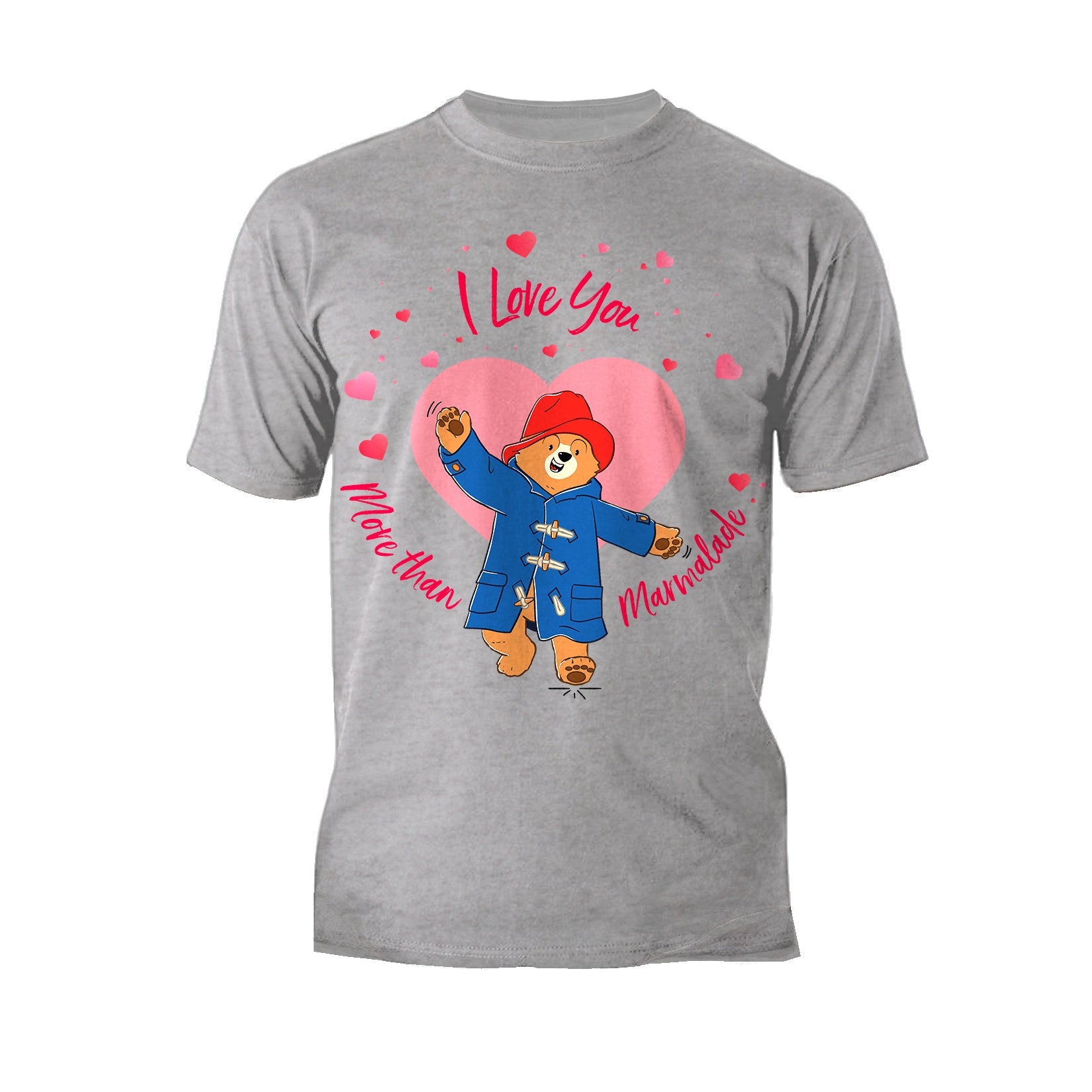 Paddington Bear Love Marmalade Big Hearts Men's T-Shirt