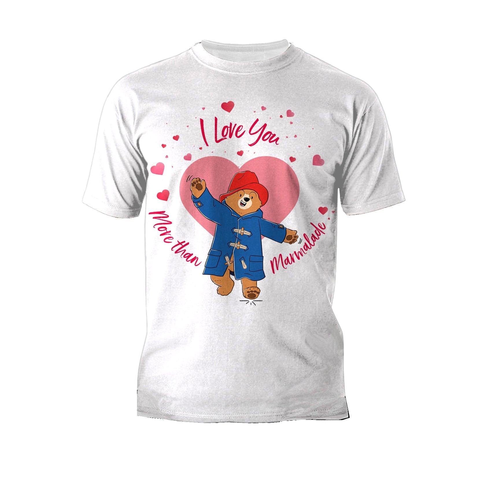 Paddington Bear Love Marmalade Big Hearts Men's T-Shirt