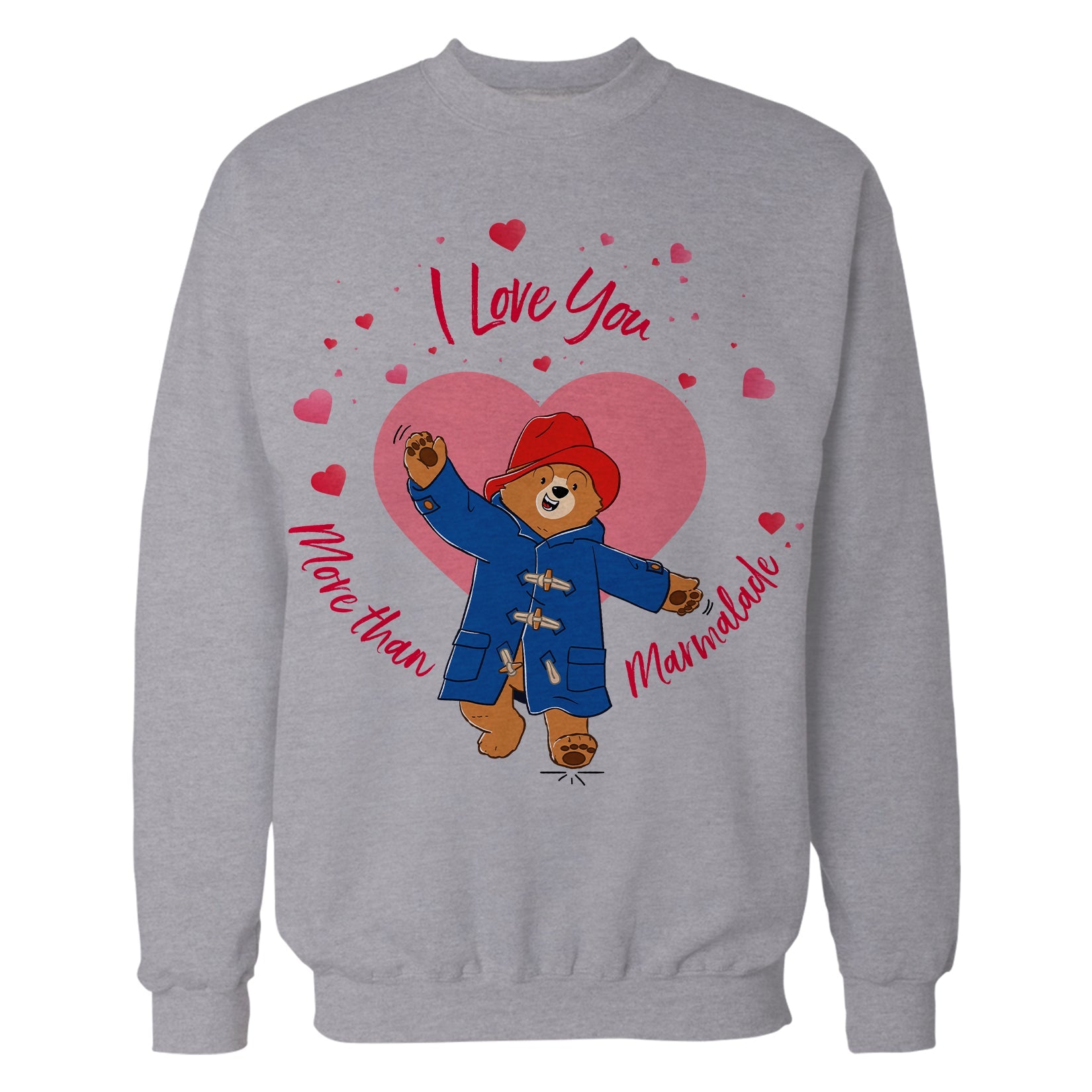 Paddington Bear Love Marmalade Big Heart Official Sweatshirt