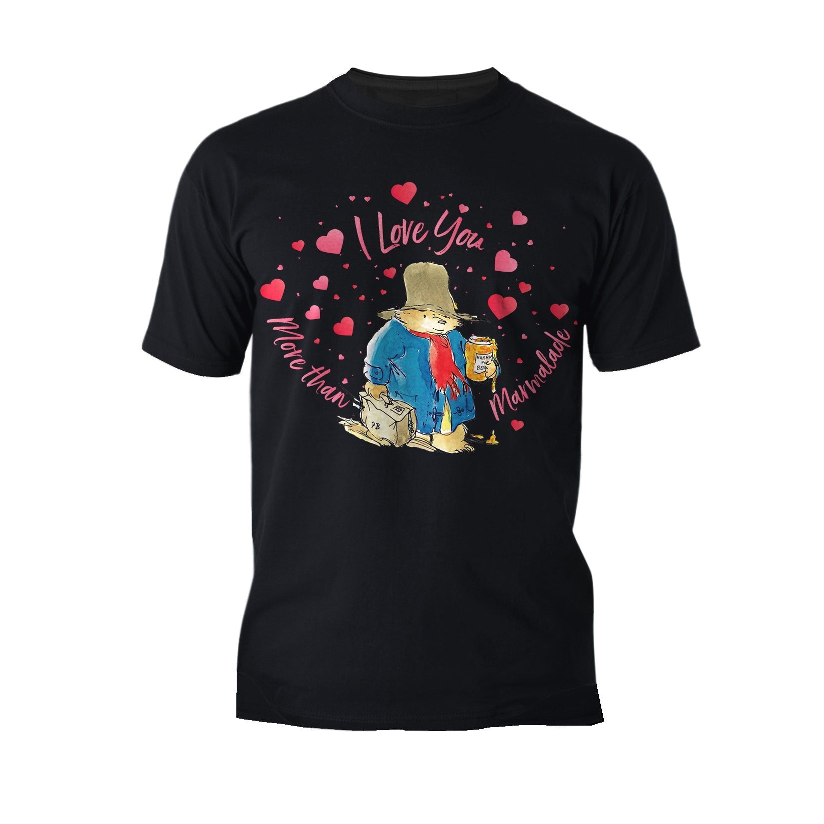 Paddington Bear Love Marmalade Little Hearts Men's T-Shirt