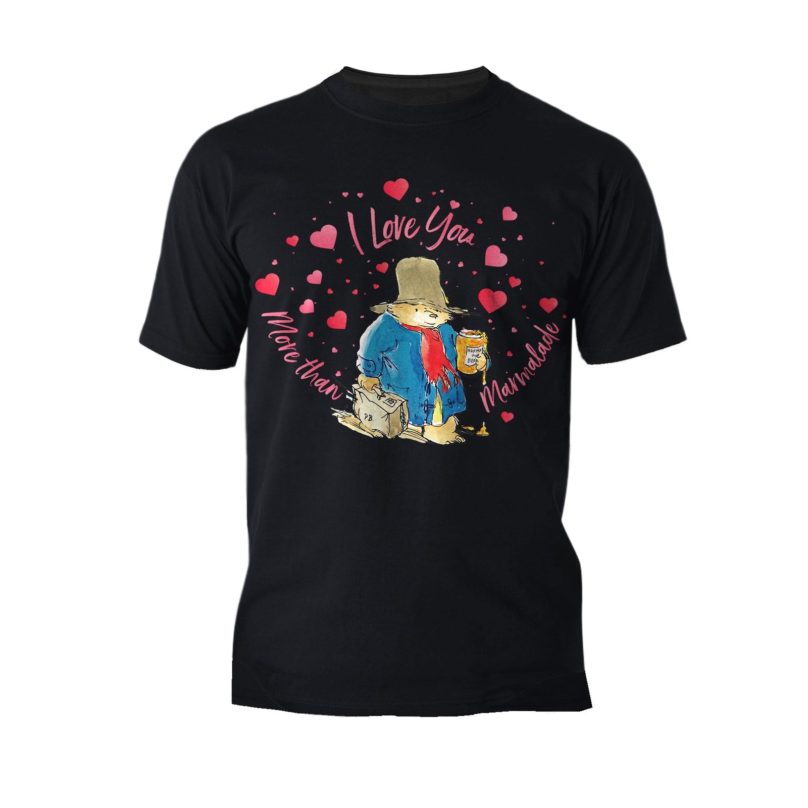 Paddington Bear Love Marmalade Little Hearts Men's T-Shirt