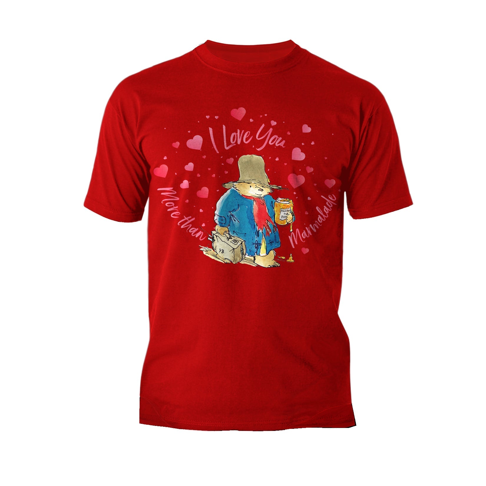 Paddington Bear Love Marmalade Little Hearts Men's T-Shirt
