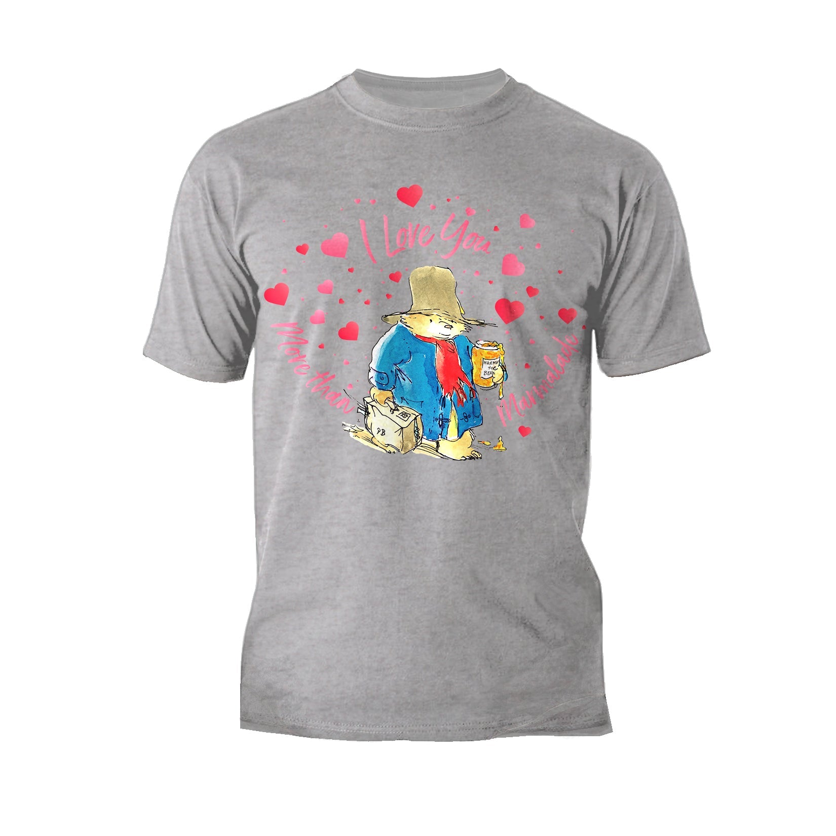 Paddington Bear Love Marmalade Little Hearts Men's T-Shirt