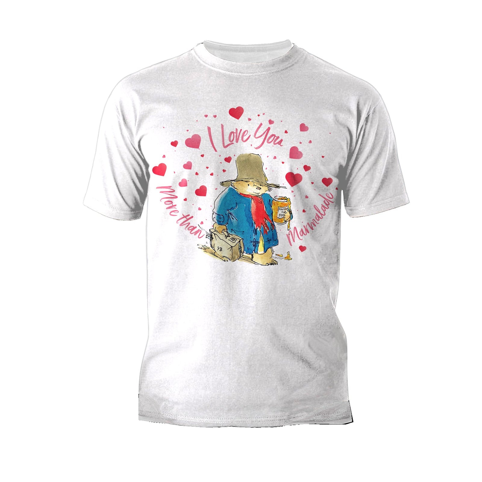 Paddington Bear Love Marmalade Little Hearts Men's T-Shirt