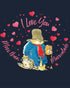 Paddington Bear Love Marmalade Little Hearts Official Sweatshirt