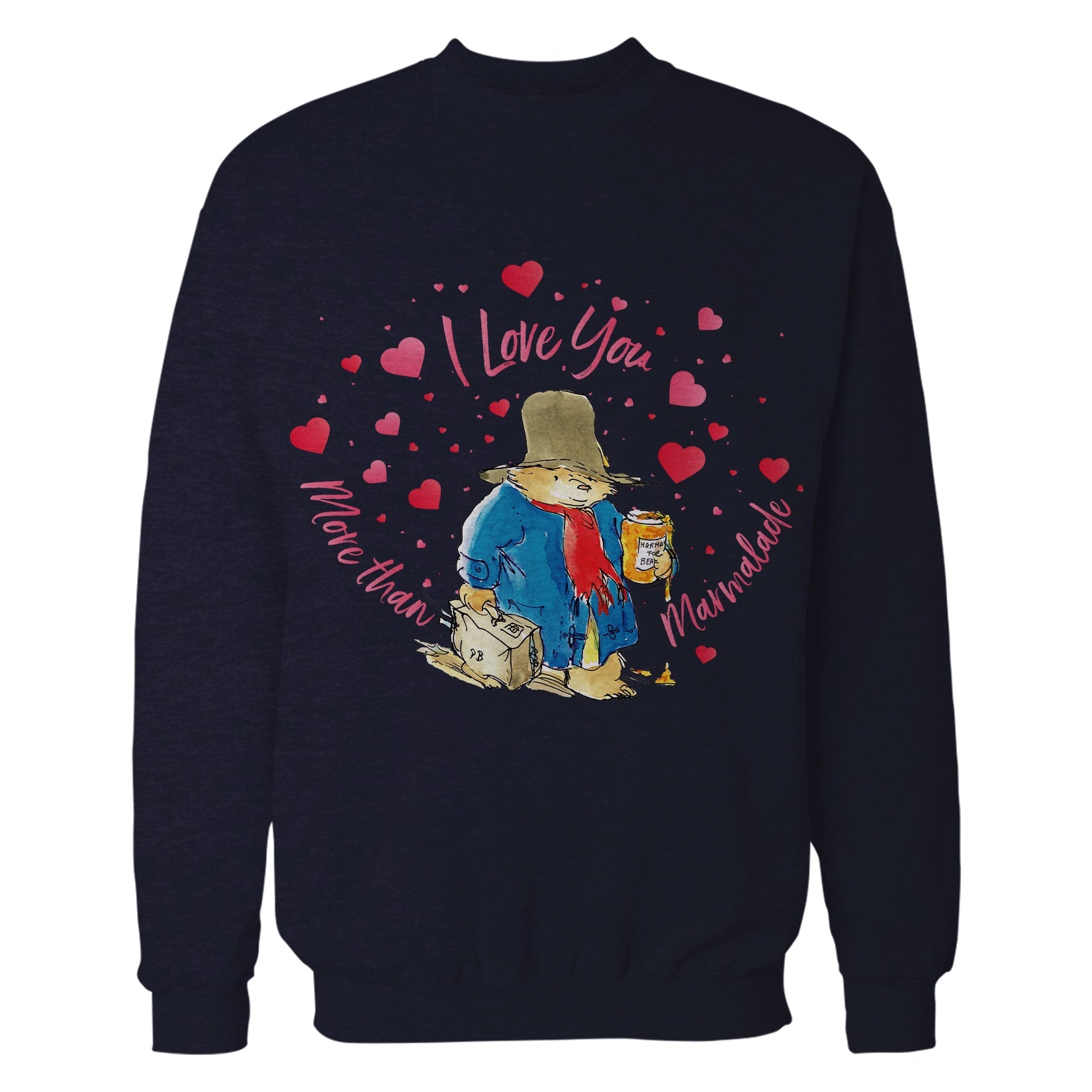 Paddington Bear Love Marmalade Little Hearts Official Sweatshirt