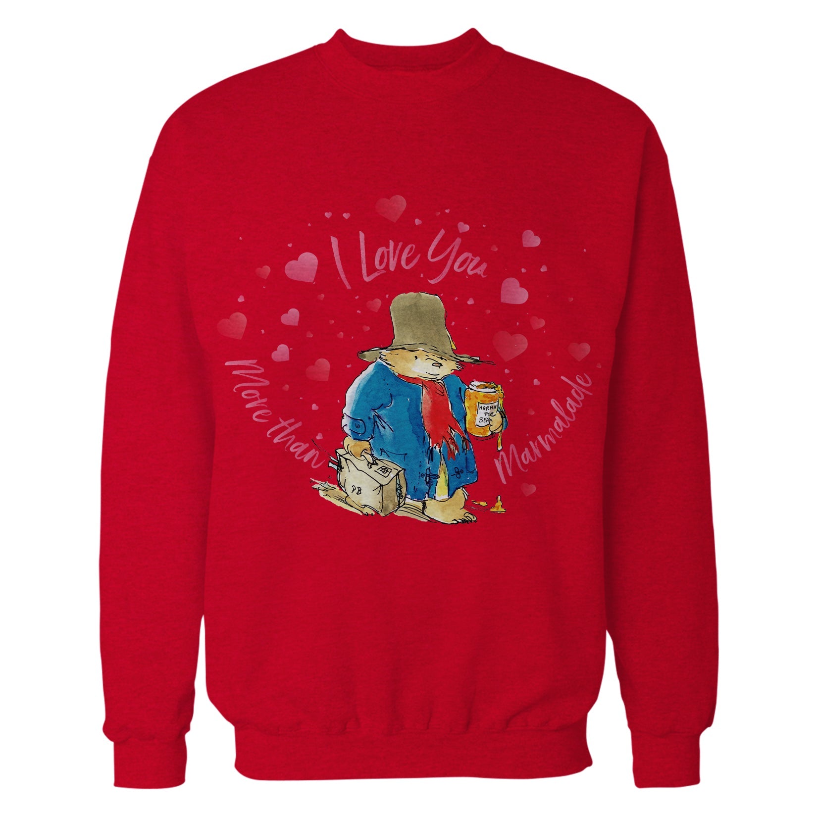 Paddington Bear Love Marmalade Little Hearts Official Sweatshirt