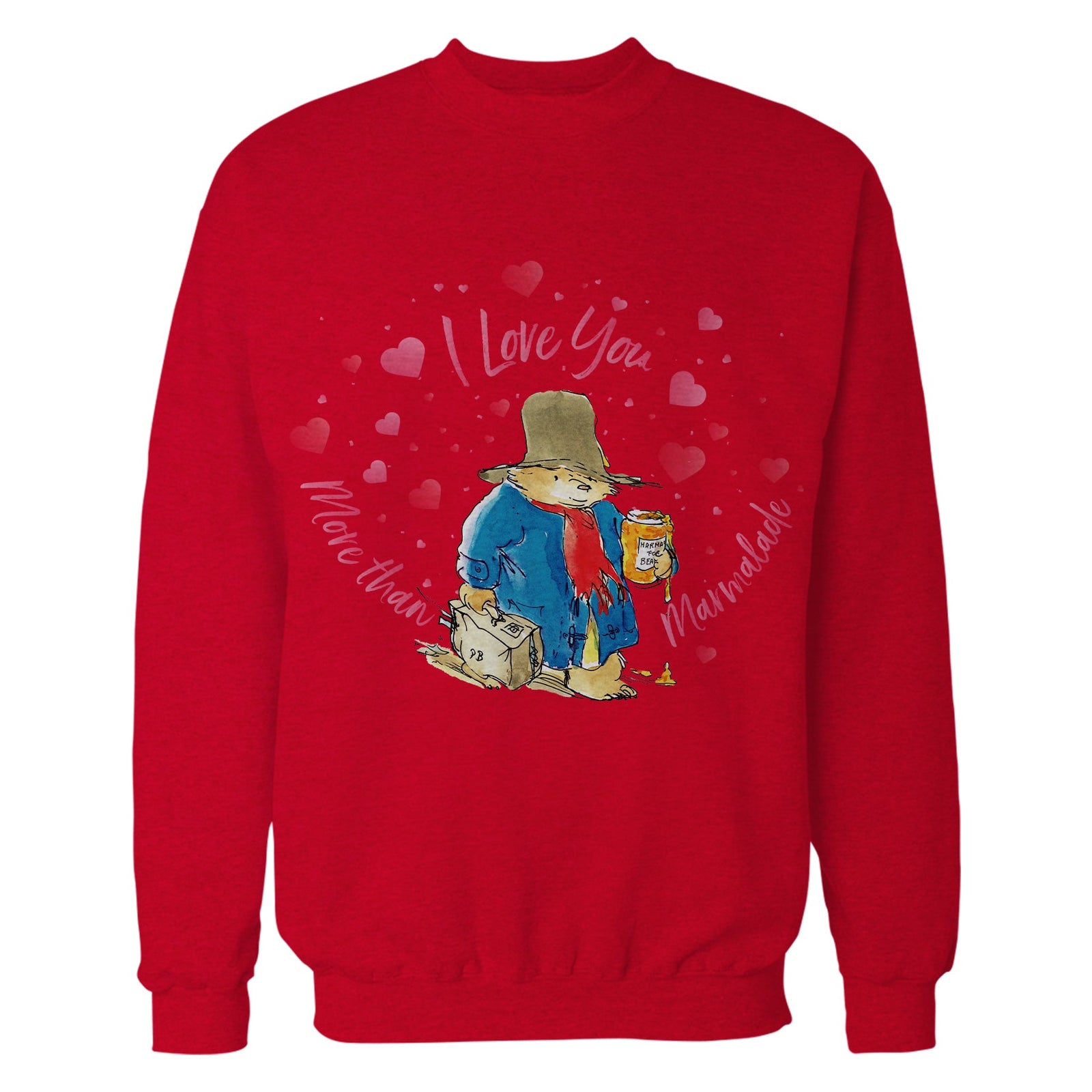 Paddington Bear Love Marmalade Little Hearts Official Sweatshirt