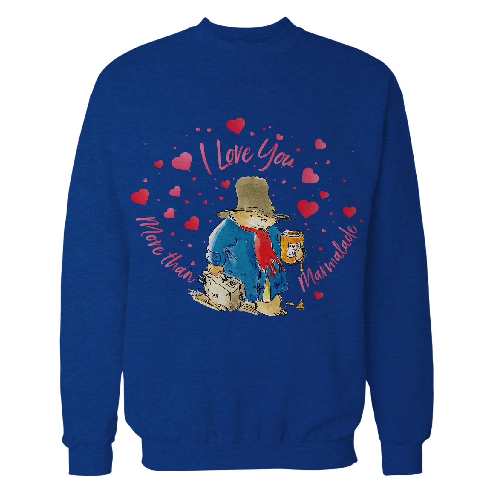 Paddington Bear Love Marmalade Little Hearts Official Sweatshirt