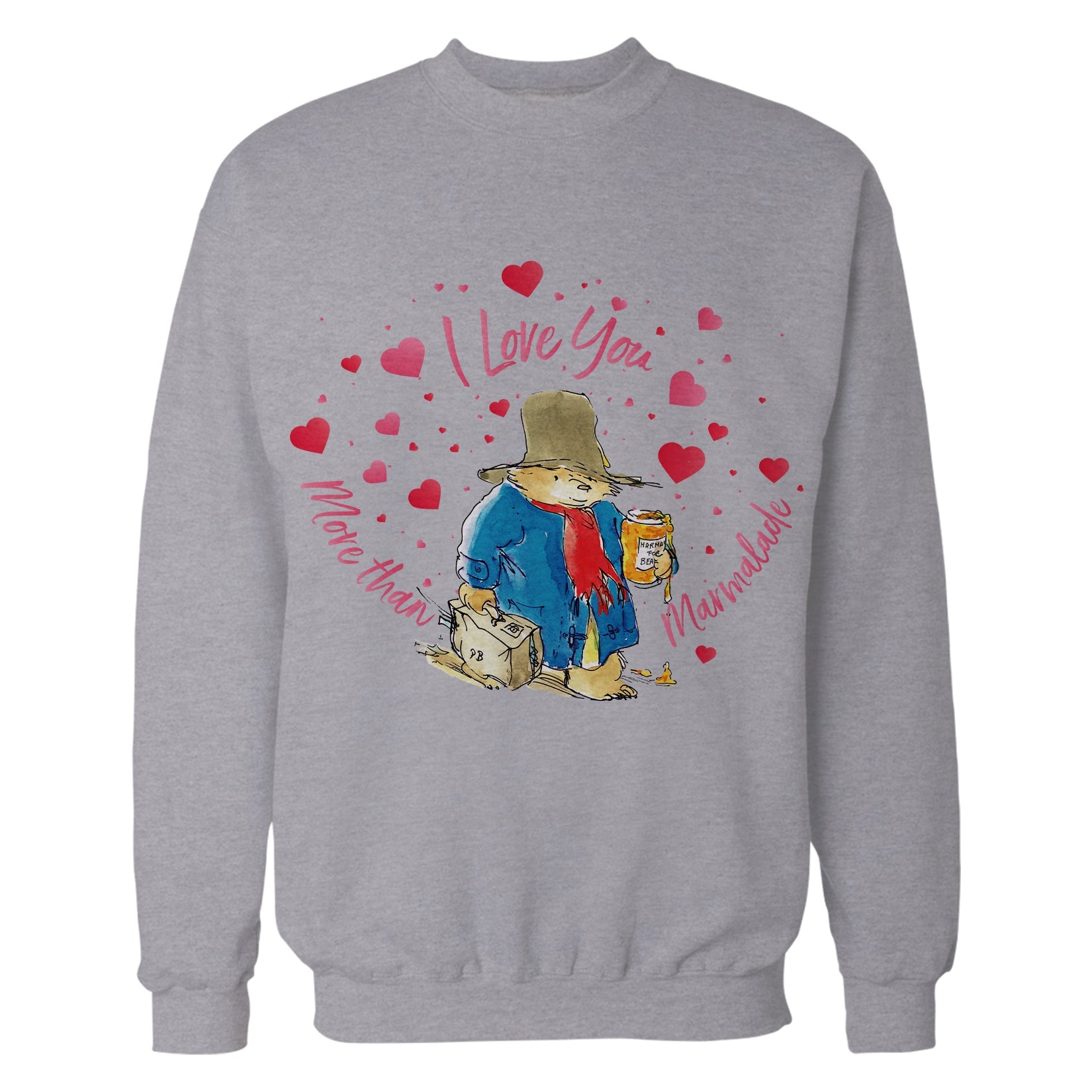 Paddington Bear Love Marmalade Little Hearts Official Sweatshirt