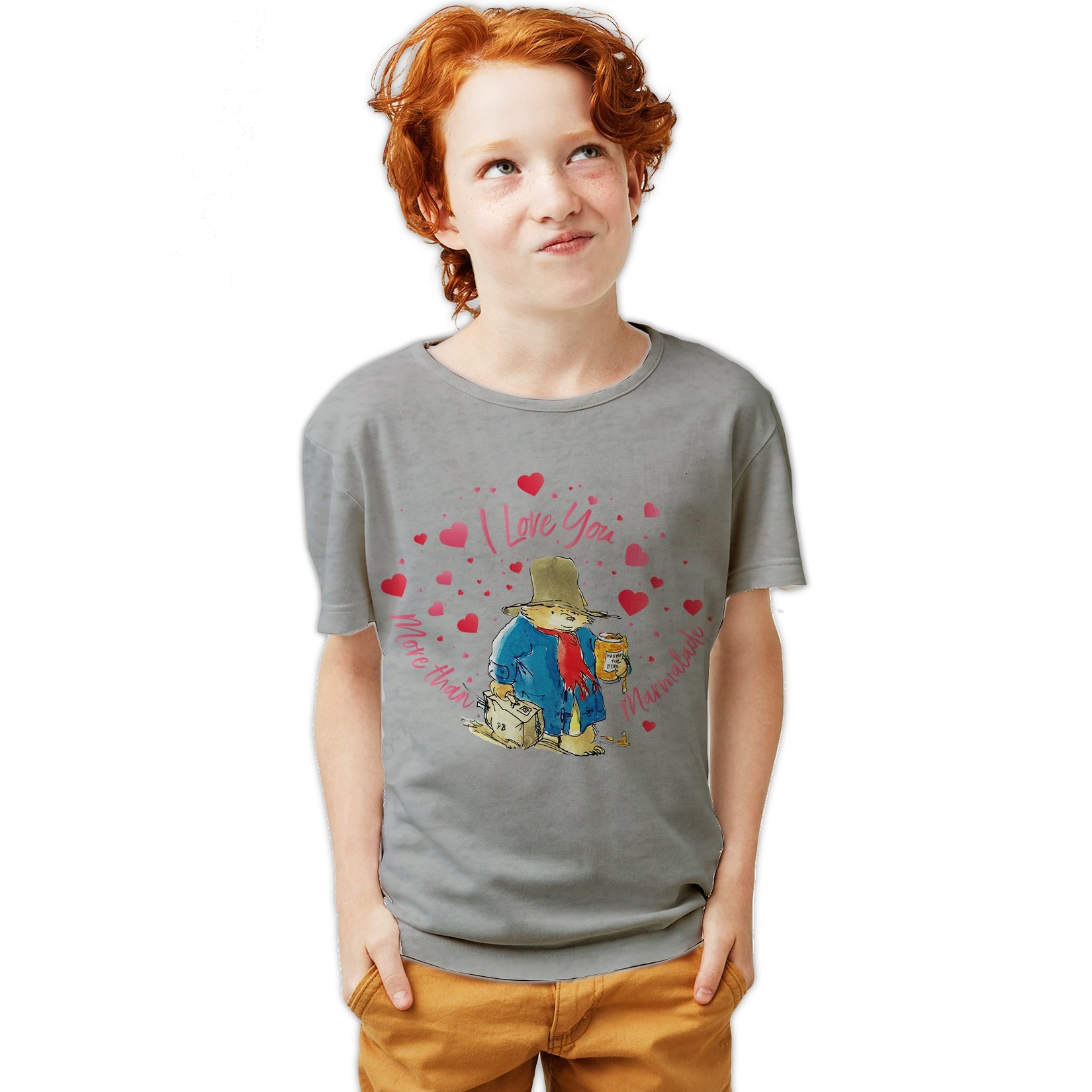 Paddington Bear Love Marmalade Little Hearts Official Youth T-Shirt
