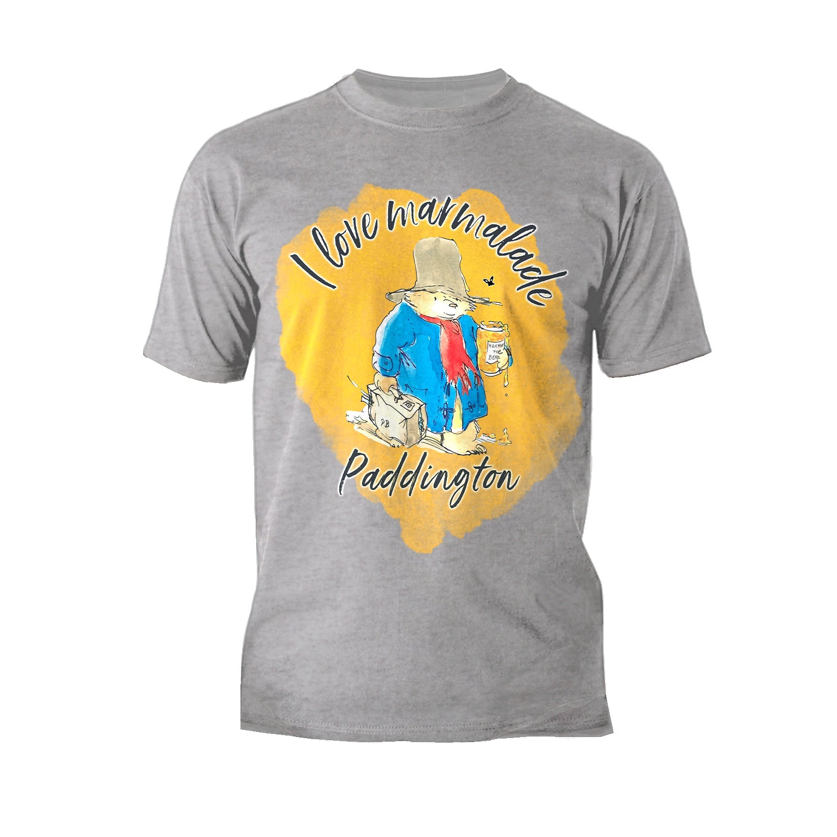 Paddington Bear Marmalade Splash Love Official Men's T-Shirt