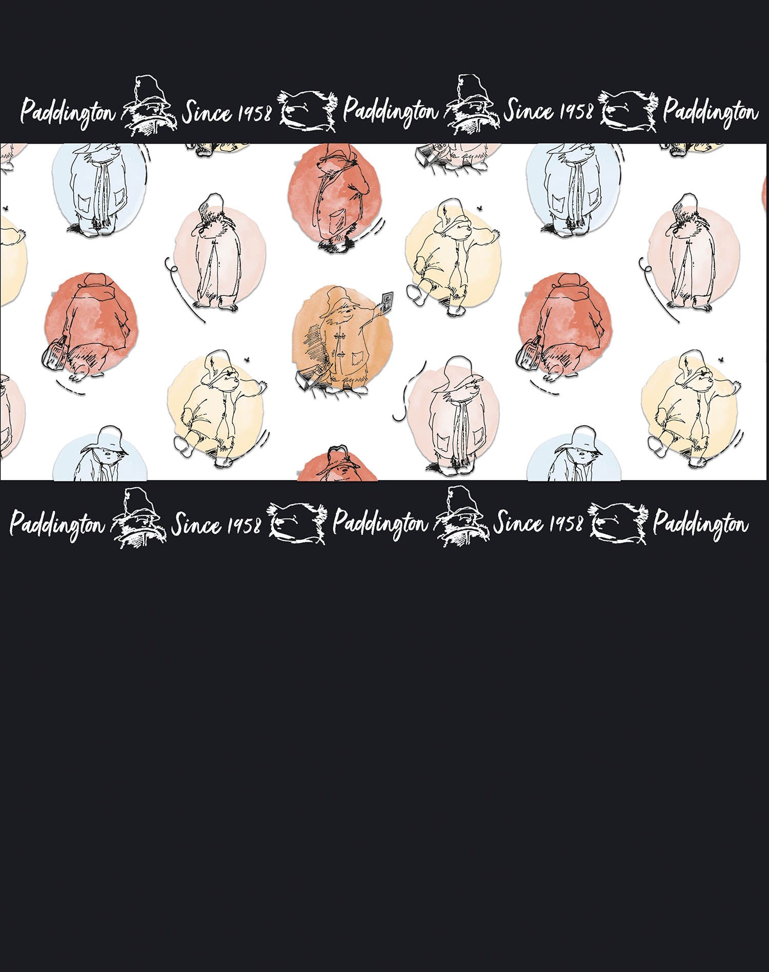 Paddington Bear Pattern Since 1958 Official Women's T-Shirt ()