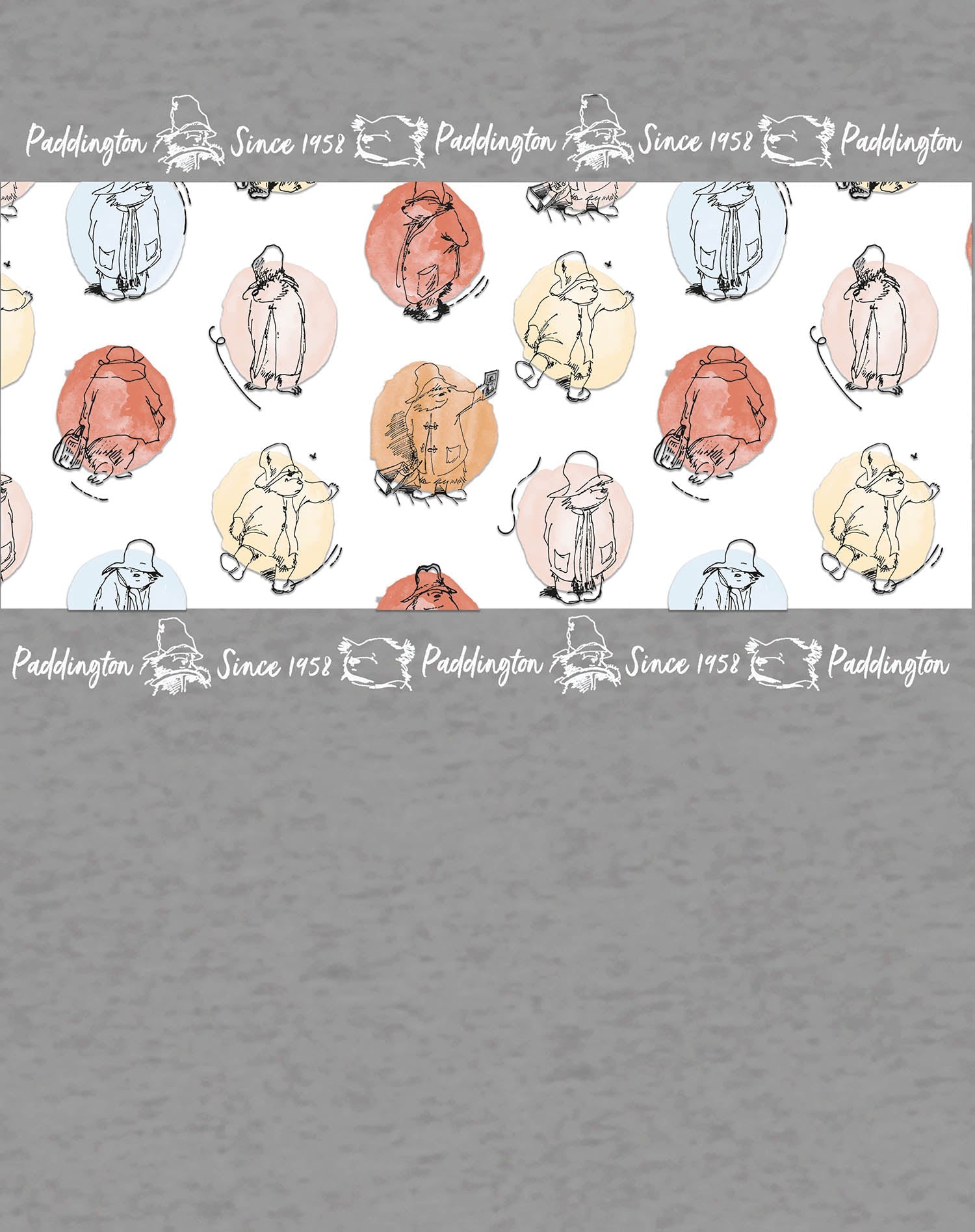 Paddington Bear Pattern Since 1958 Official Men's T-Shirt ()