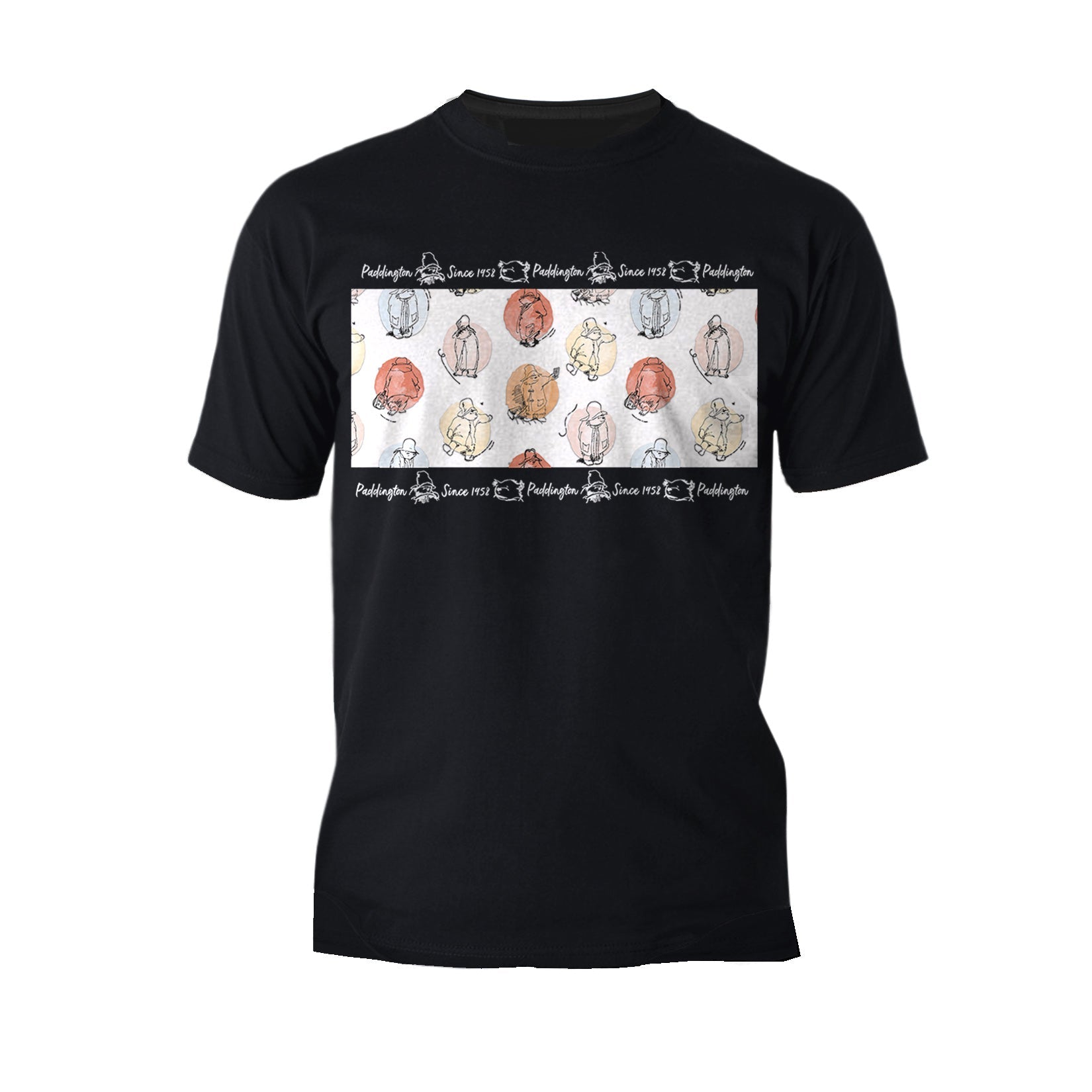 Paddington Bear Pattern Since 1958 Official Men's T-Shirt ()