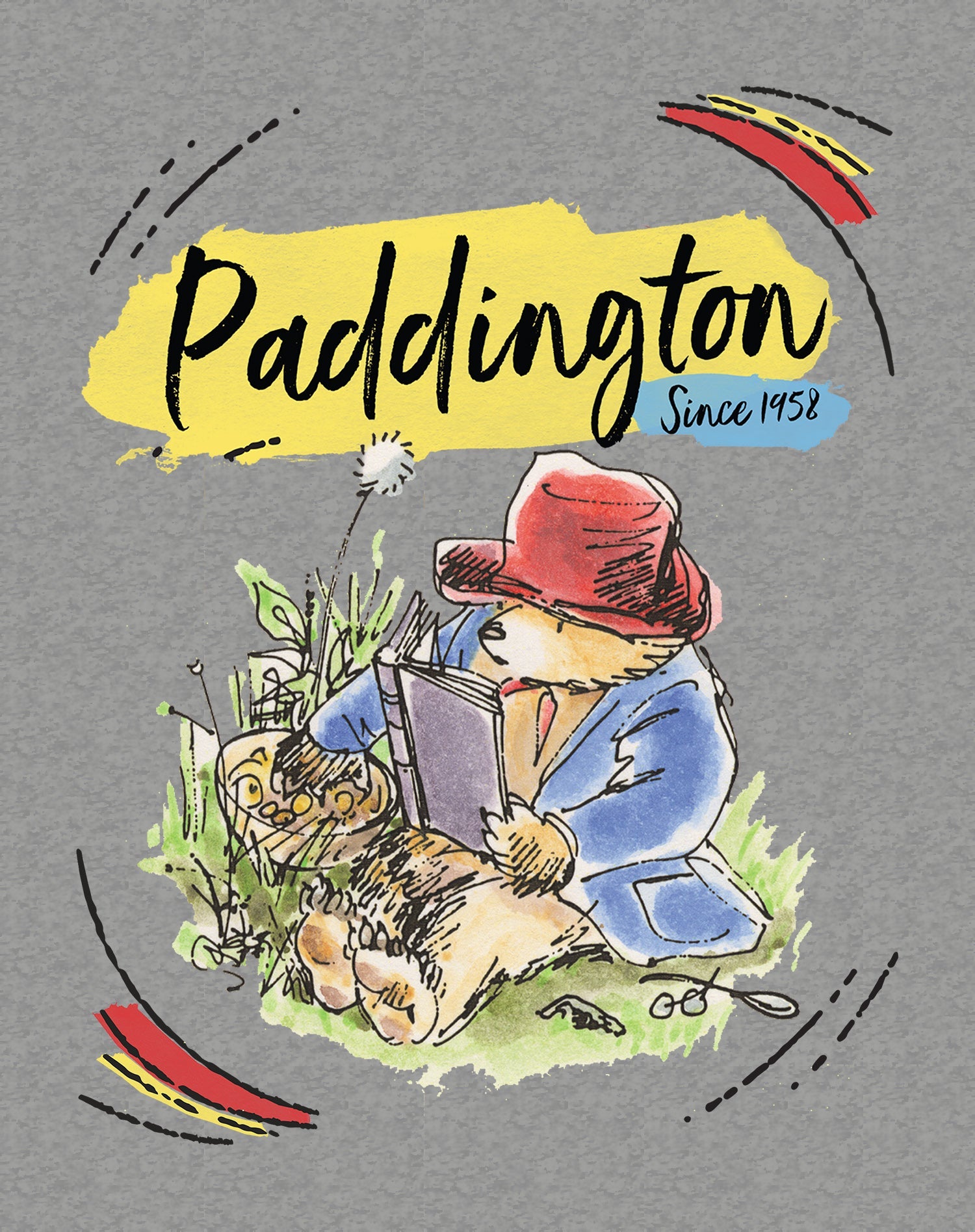 Paddington Bear Classics Portrait Picnic Official Women's T-Shirt ()