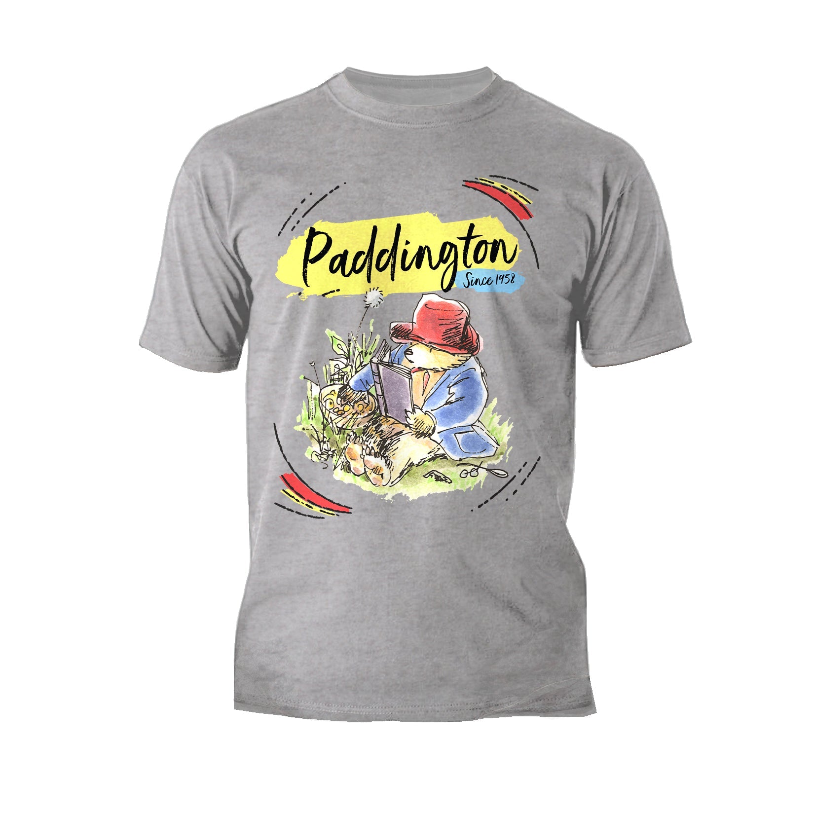 Paddington Bear Classics Portrait Picnic Official Men's T-Shirt ()