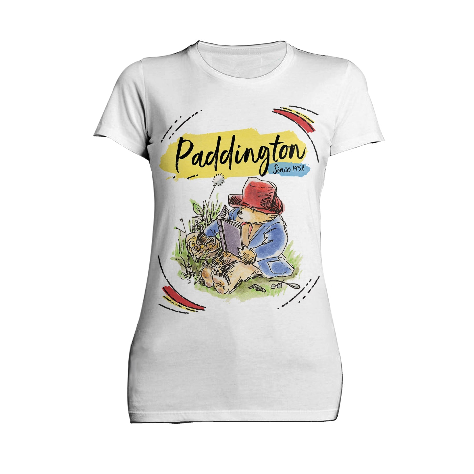 Paddington Bear Classics Portrait Picnic Official Women's T-Shirt ()
