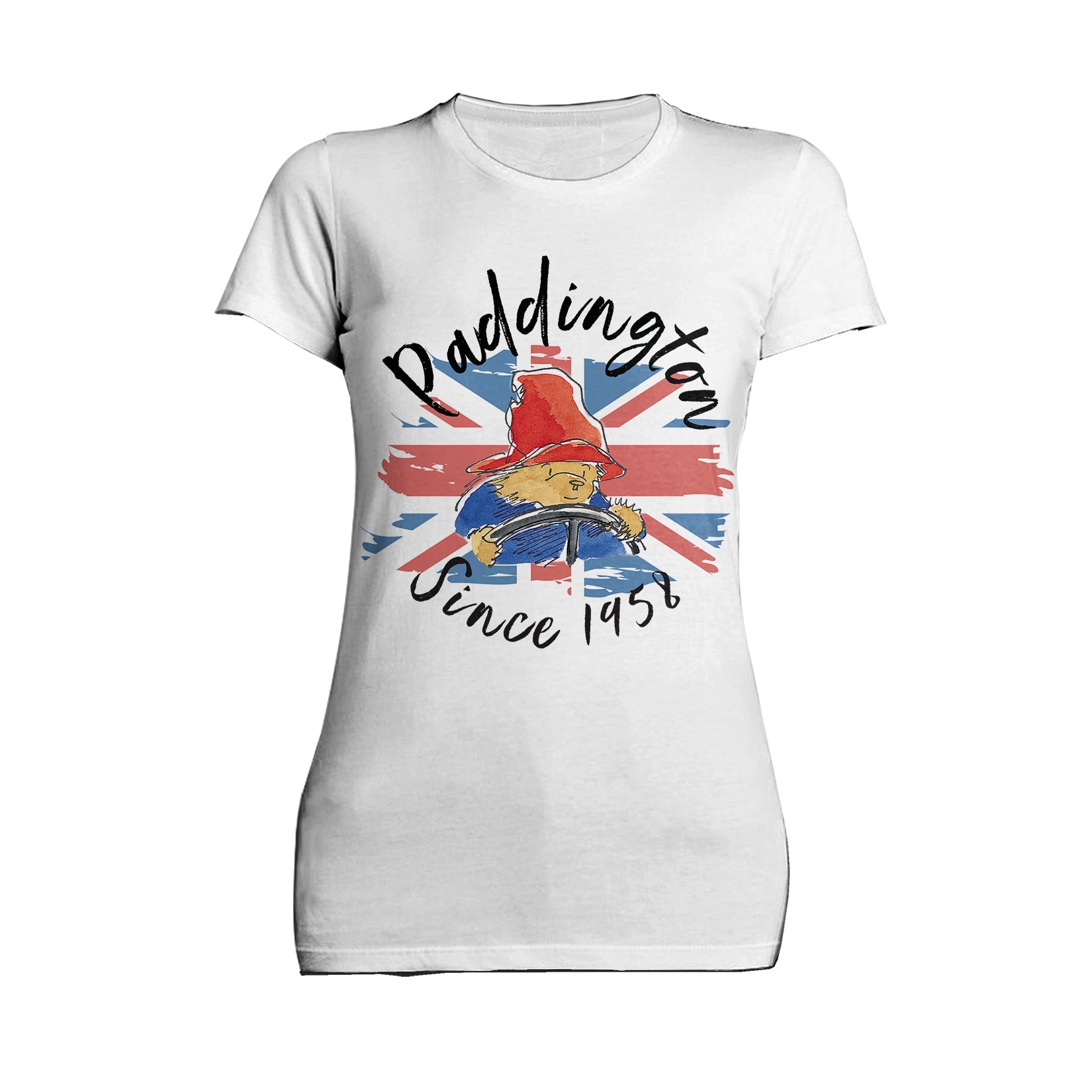 Paddington Bear Union Jack Driving Official Women's T-Shirt ()