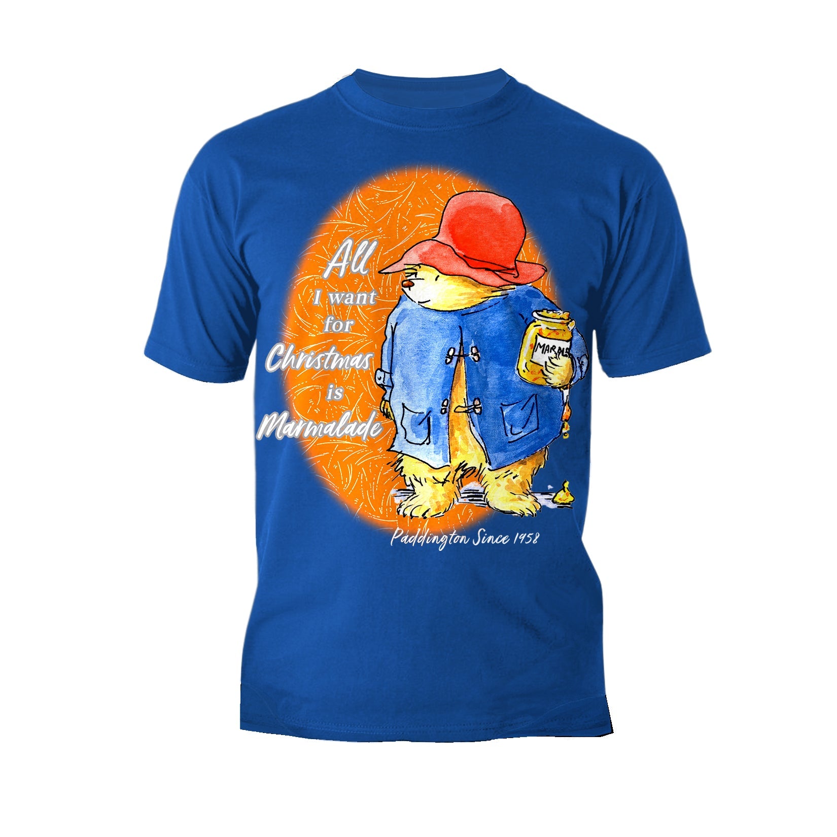 Paddington Bear Xmas All I Want For Christmas Marmalade Amor Men's T-Shirt