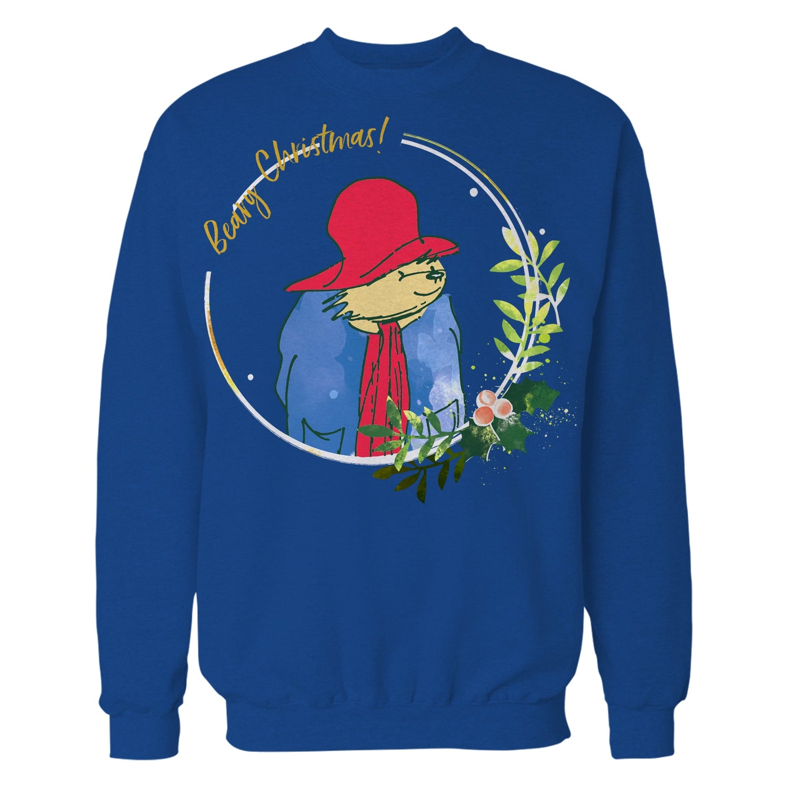 Paddington Bear Xmas Beary Christmas Merry Mistletoe Meme Sweatshirt